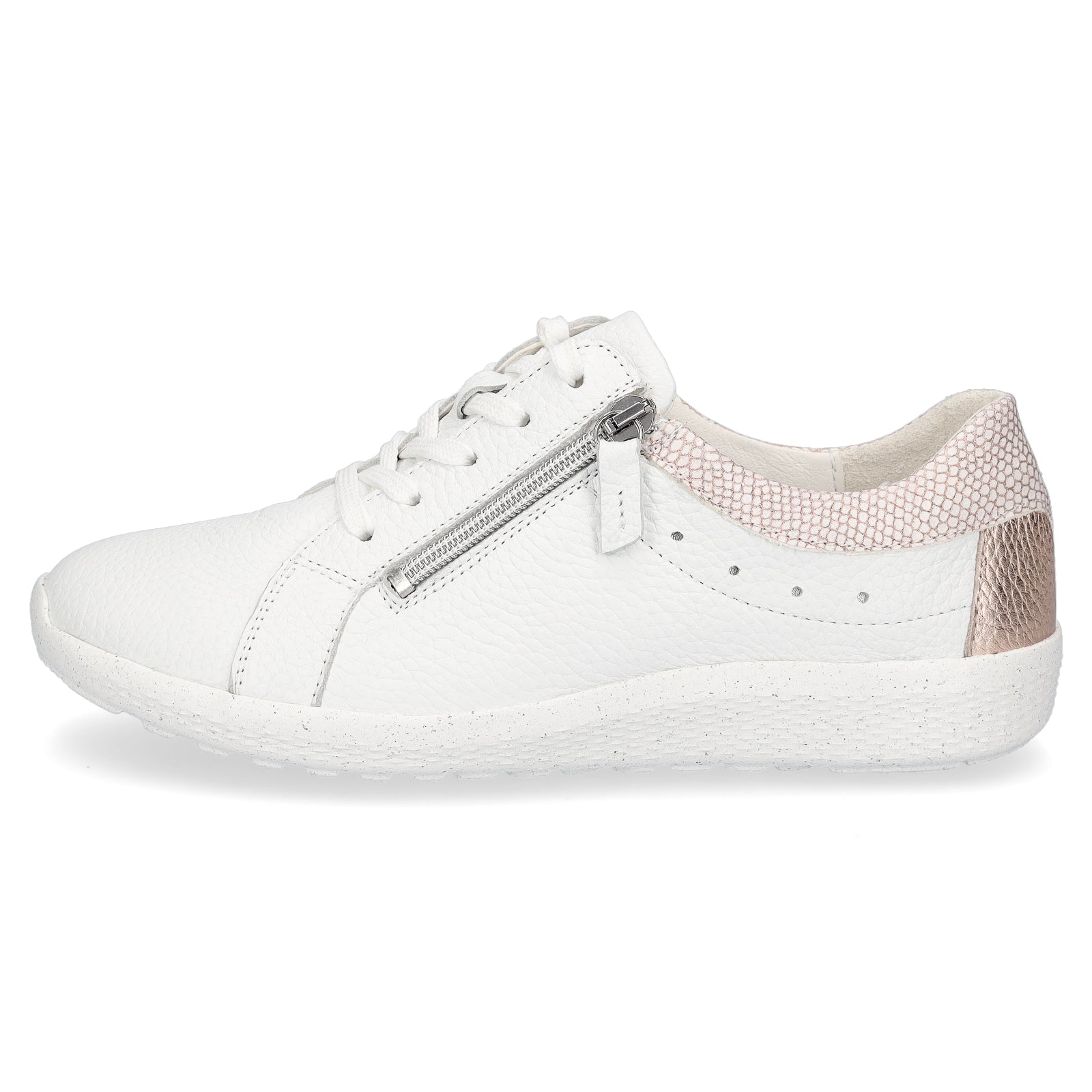 Waldläufer Damen Leder Sneaker weiß