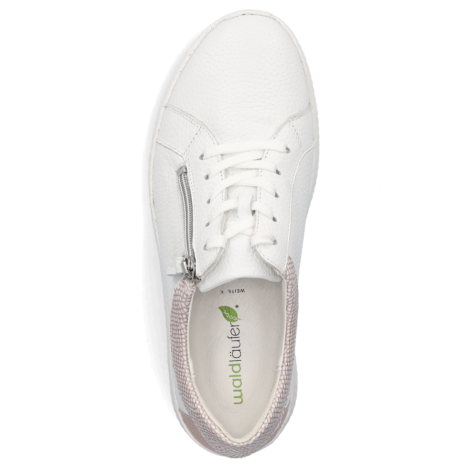 Waldläufer Damen Leder Sneaker weiß