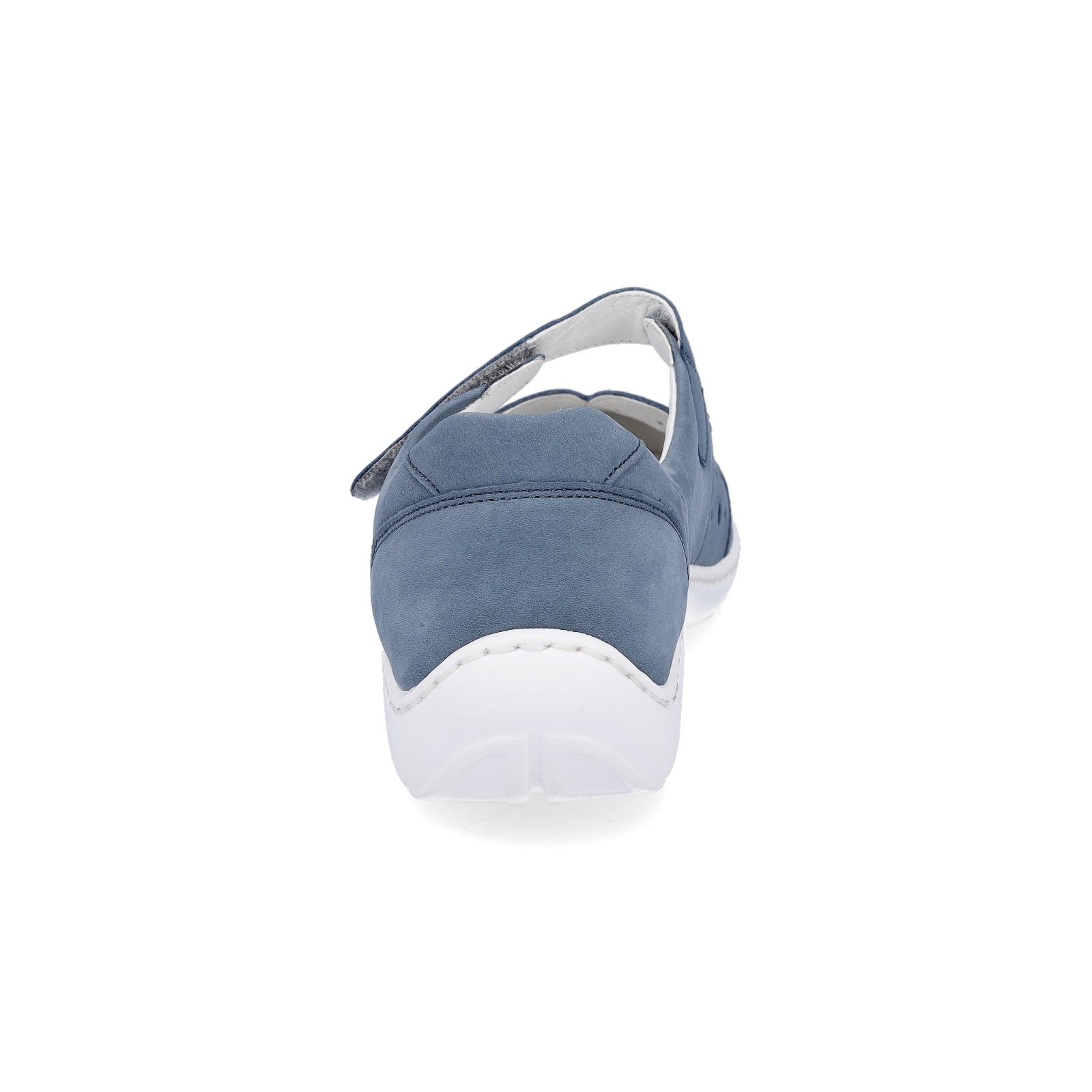 Waldläufer women's leather velcro shoe denim blue