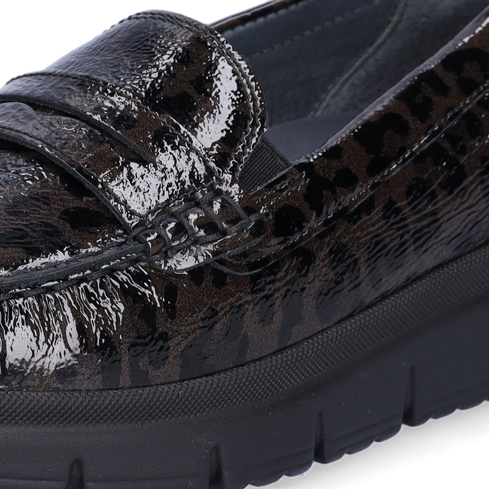 Waldläufer Damen Slipper Pina grau leo
