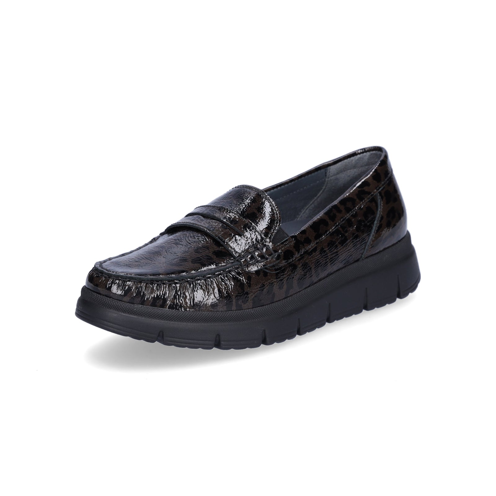 Waldläufer Damen Slipper Pina grau leo