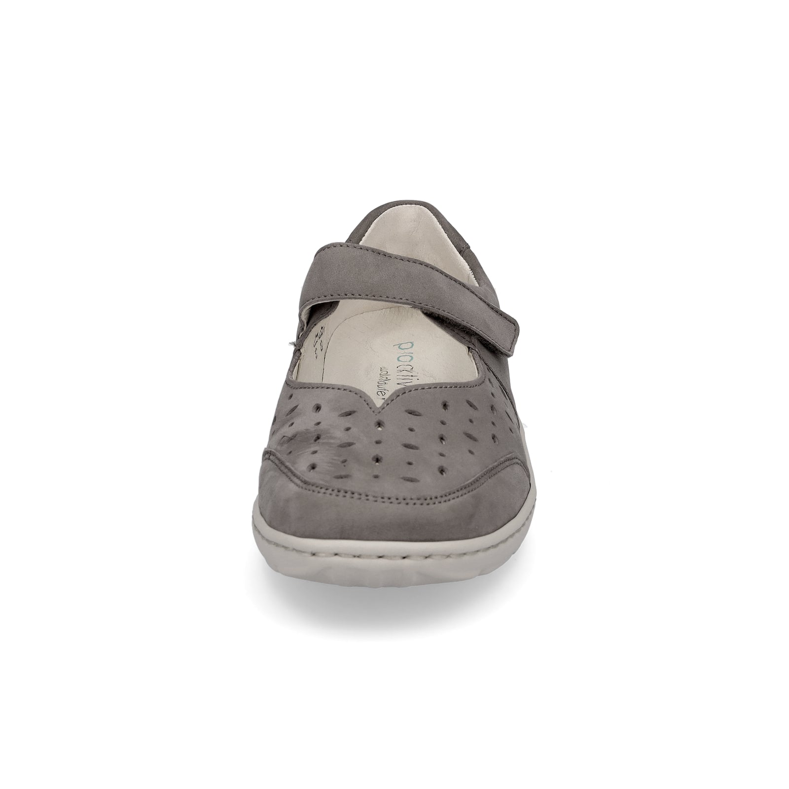 Waldläufer women's leather velcro shoe taupe
