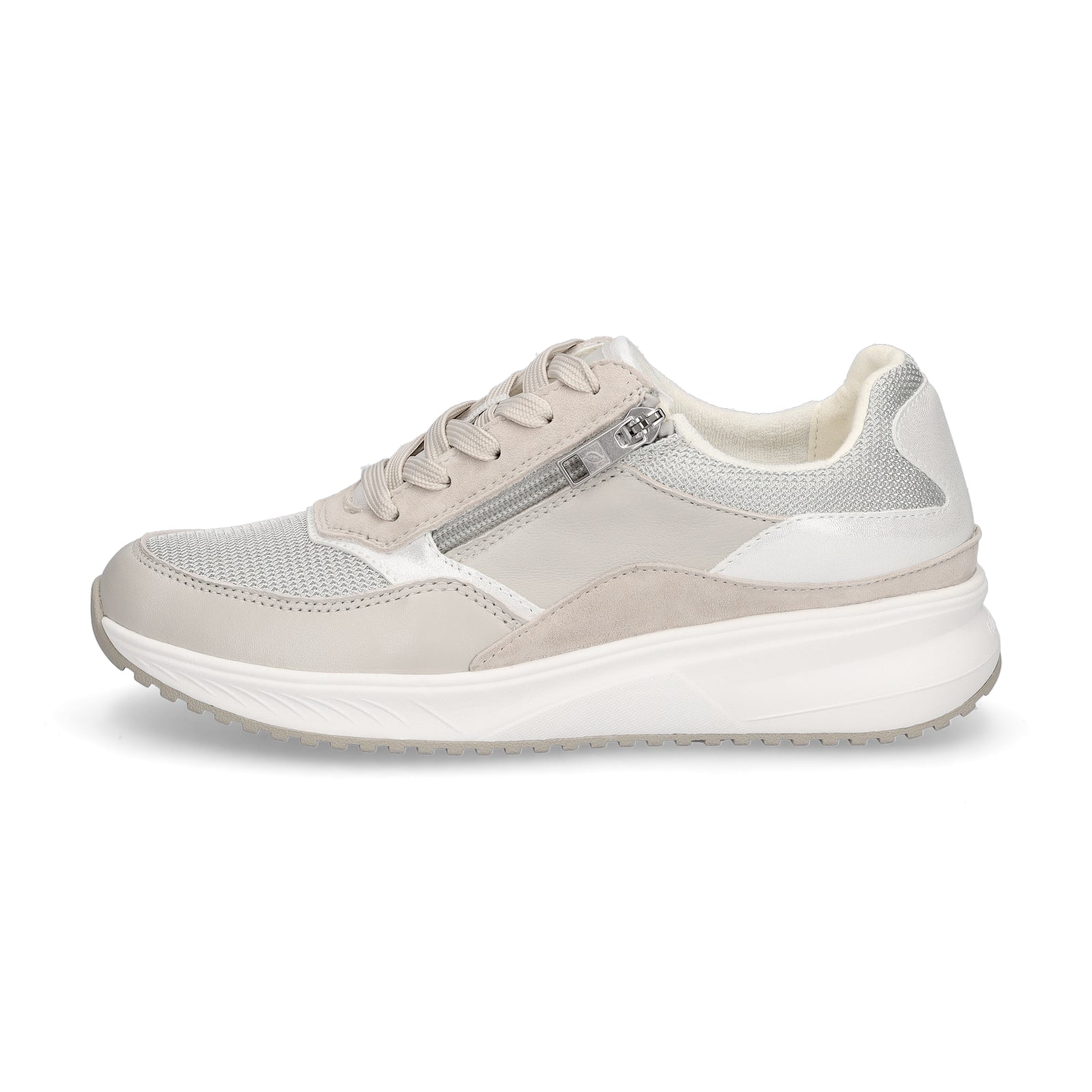 Waldläufer Damen Sneaker H-Mara grau weiß