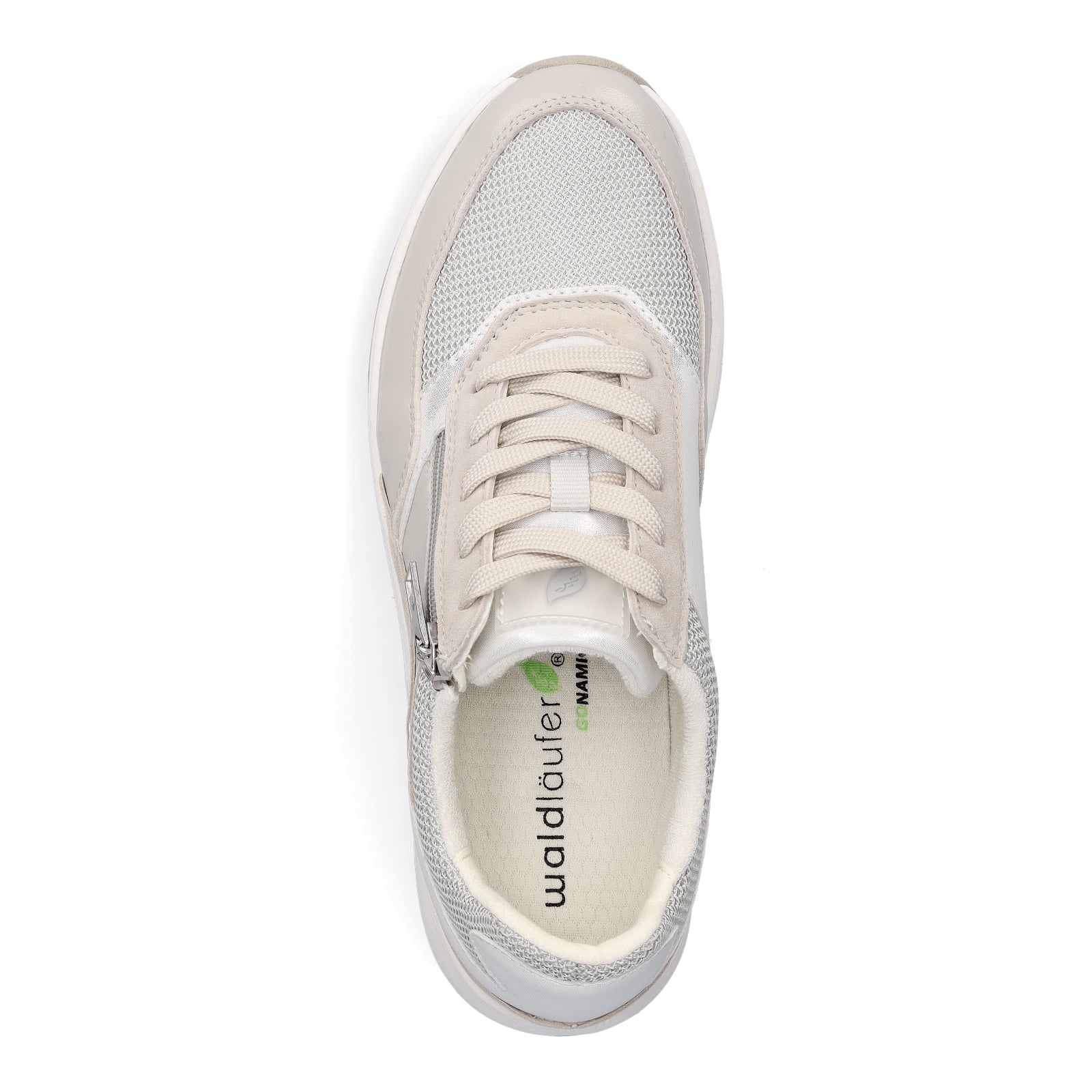 Waldläufer Damen Sneaker H-Mara grau weiß