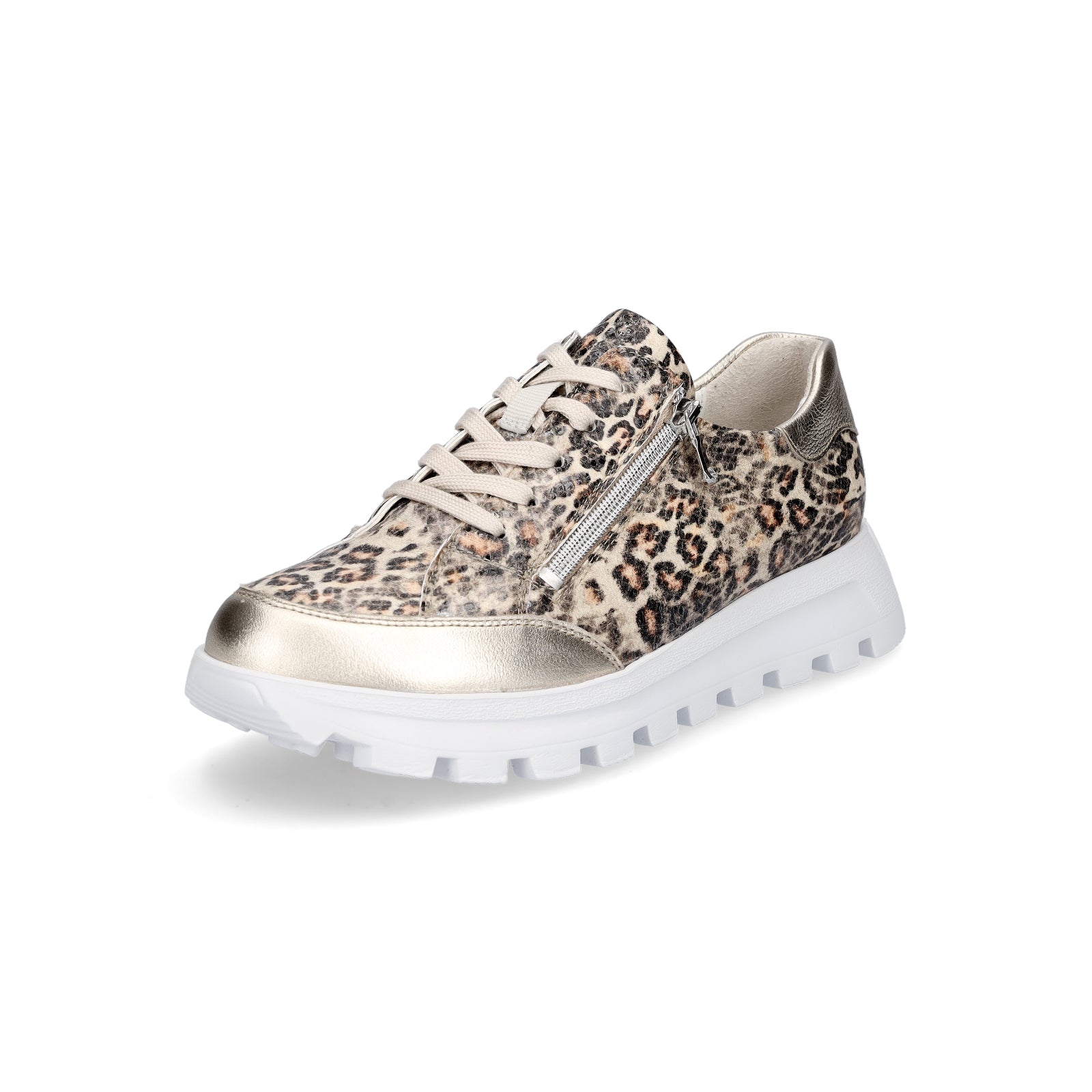 Waldläufer women's sneaker Ajala gold taupe