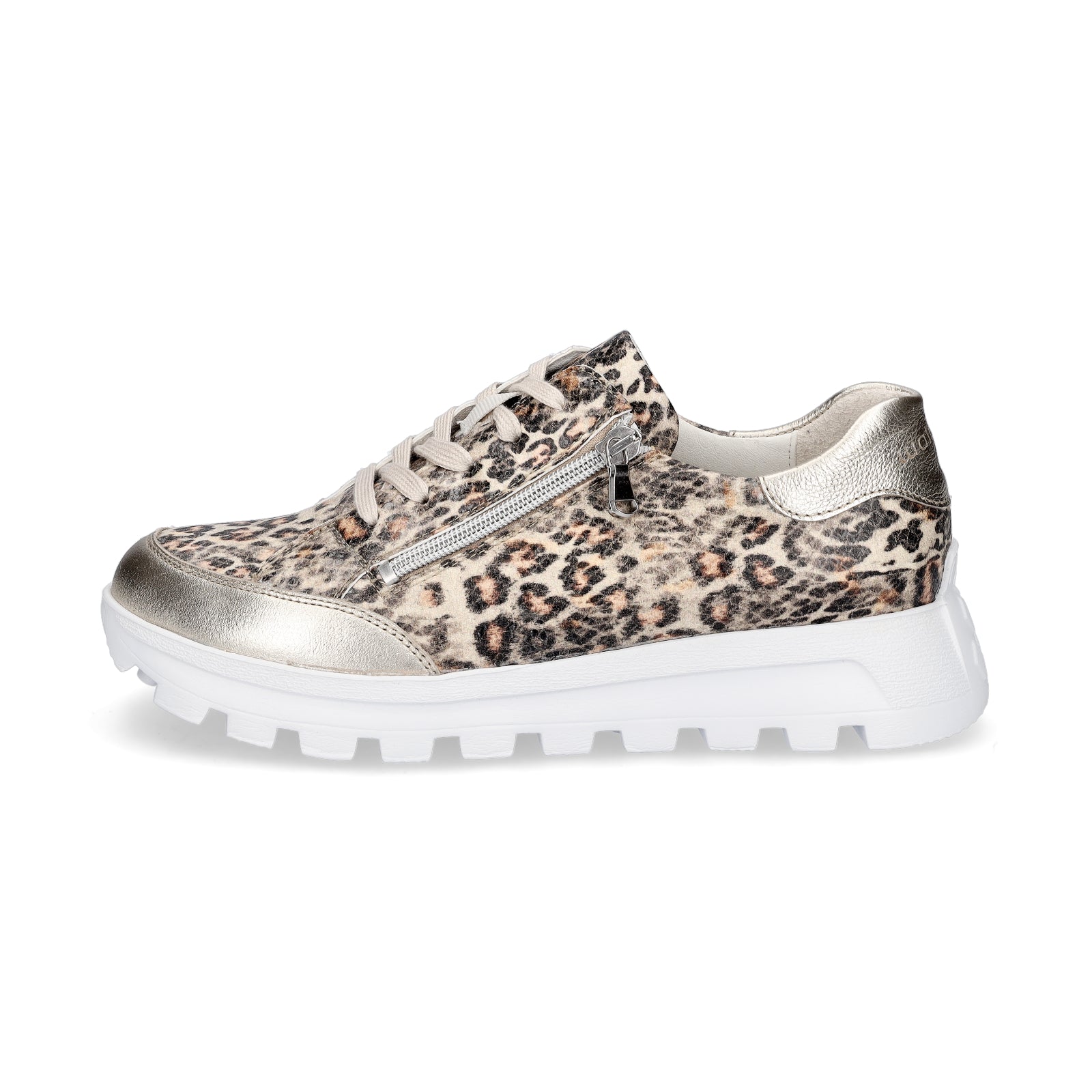 Waldläufer women's sneaker Ajala gold taupe