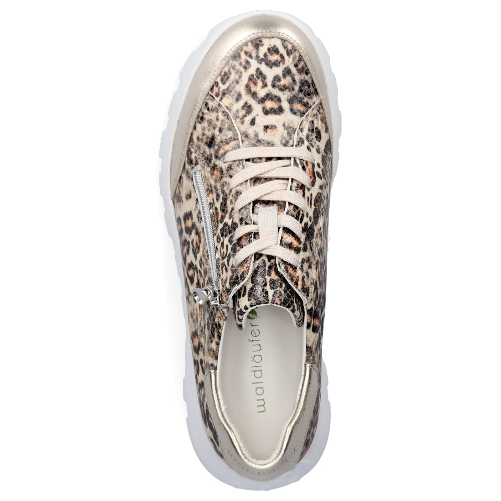 Waldläufer women's sneaker Ajala gold taupe