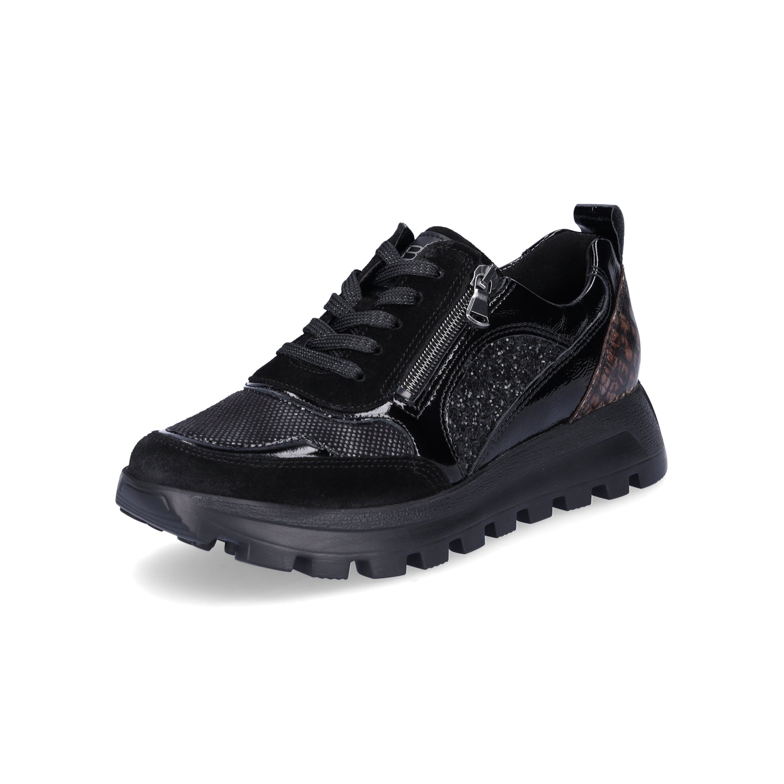 Waldläufer Damen Sneaker Ajala schwarz