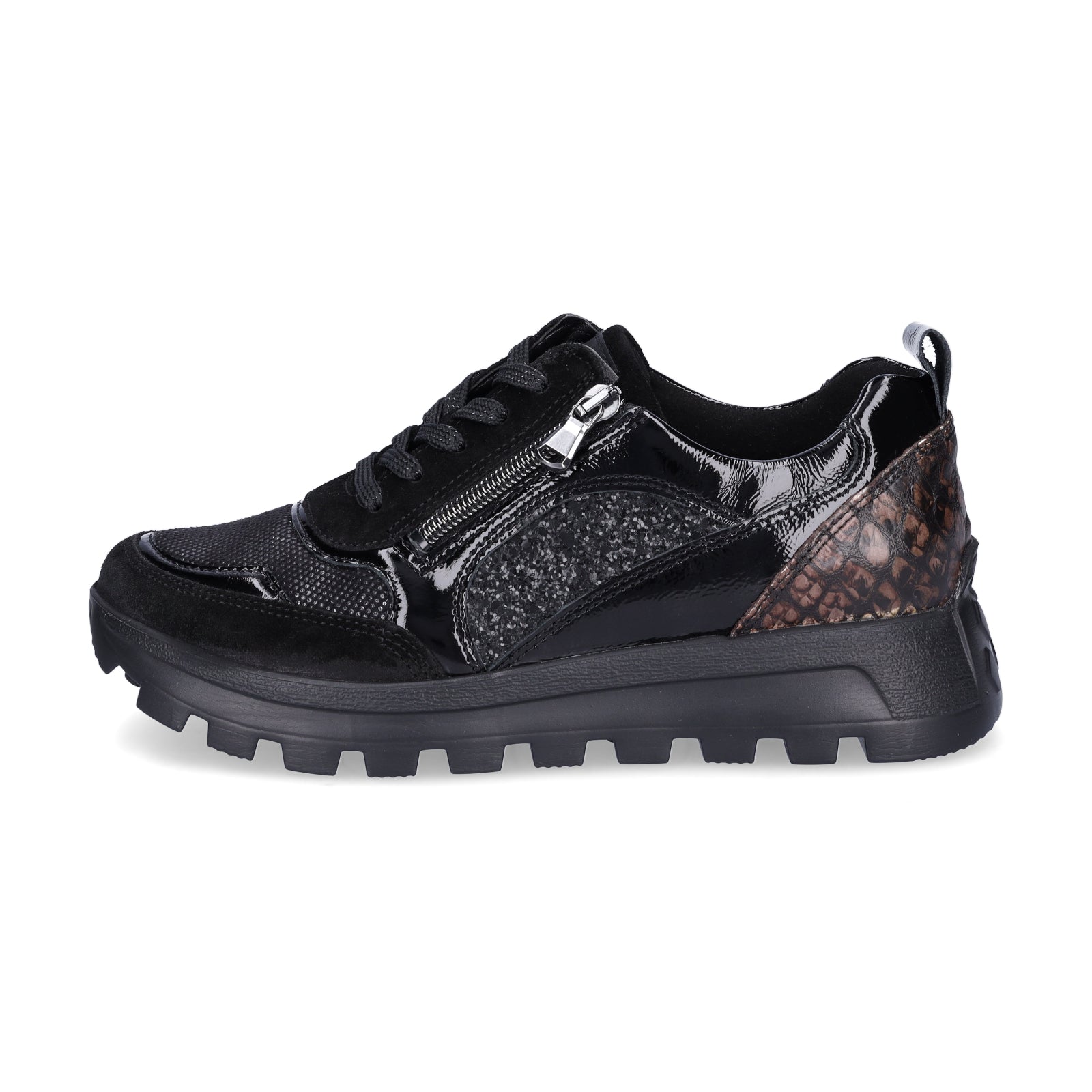 Waldläufer Damen Sneaker Ajala schwarz