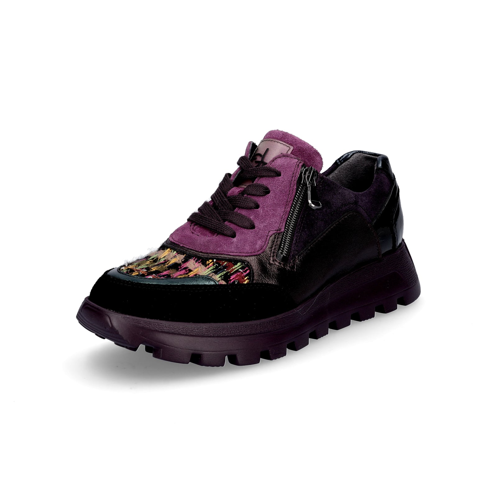 Waldläufer women's sneaker Ajala violet multi