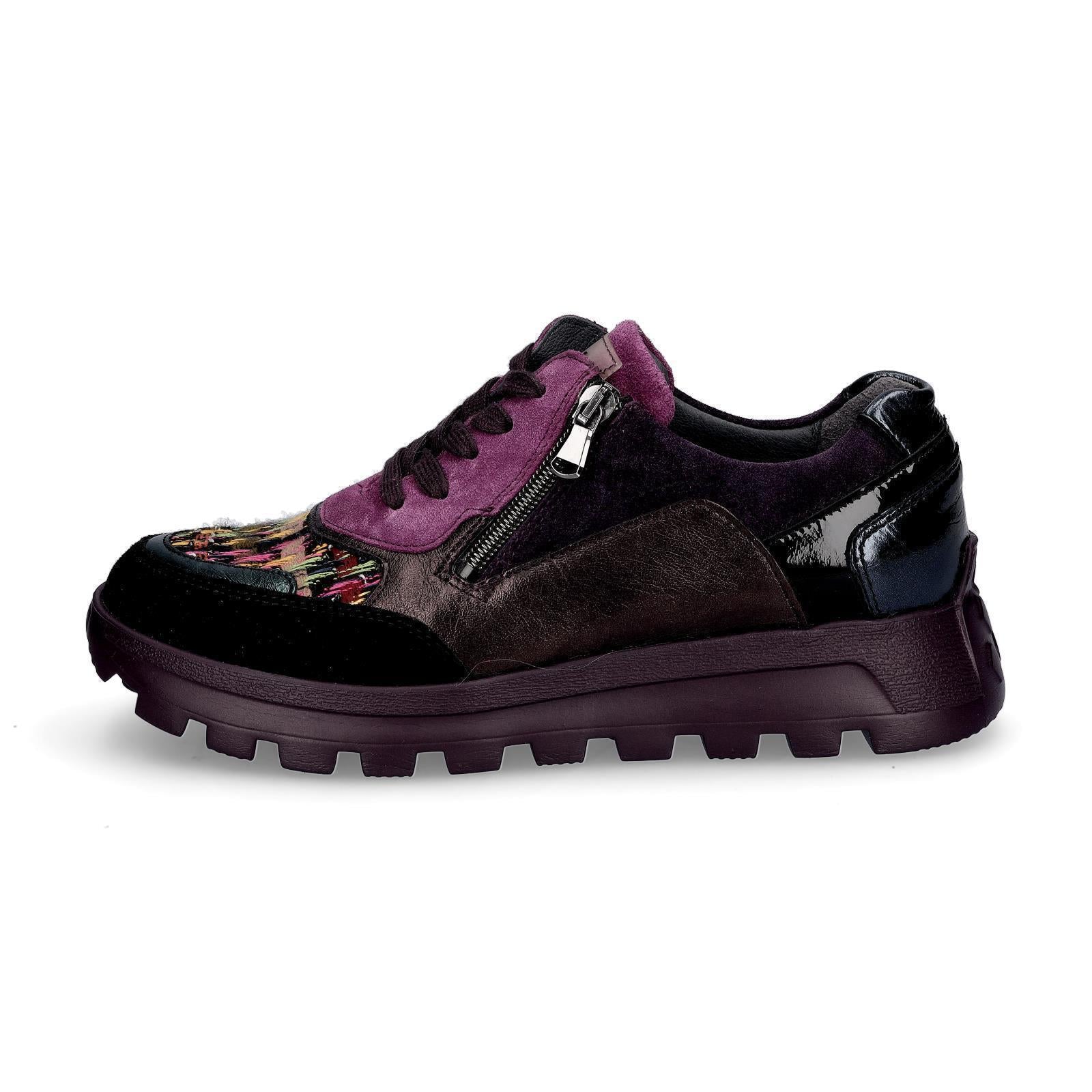 Waldläufer women's sneaker Ajala violet multi