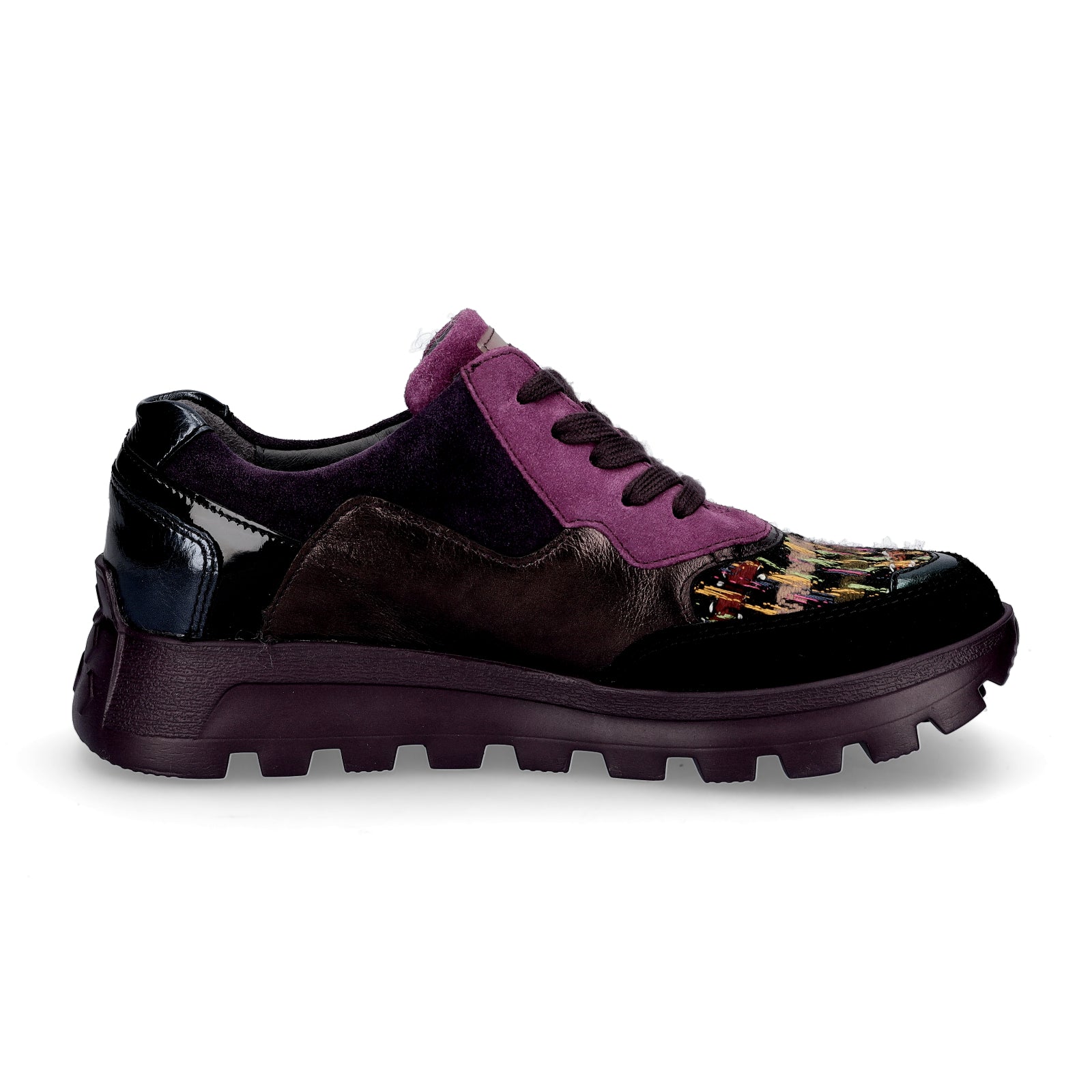 Waldläufer women's sneaker Ajala violet multi