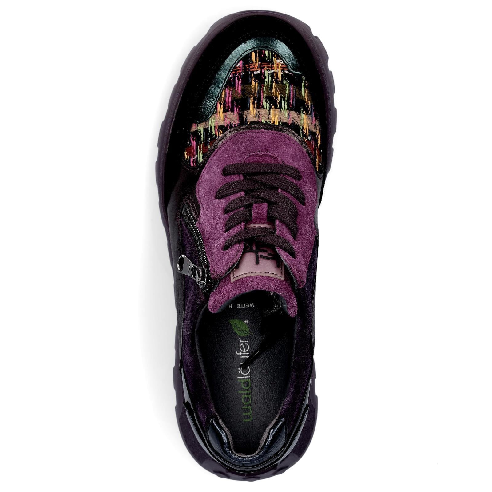 Waldläufer women's sneaker Ajala violet multi