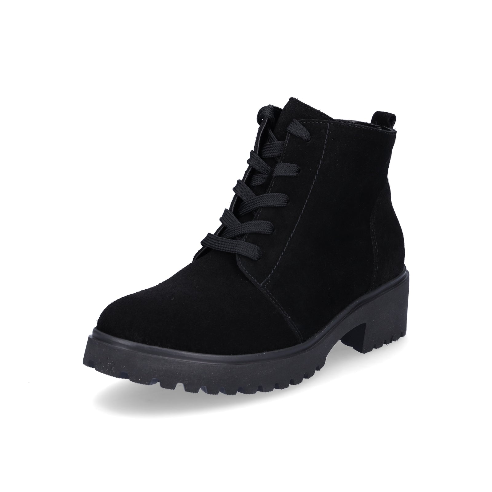 Waldläufer women's lace-up ankle boots Luise black