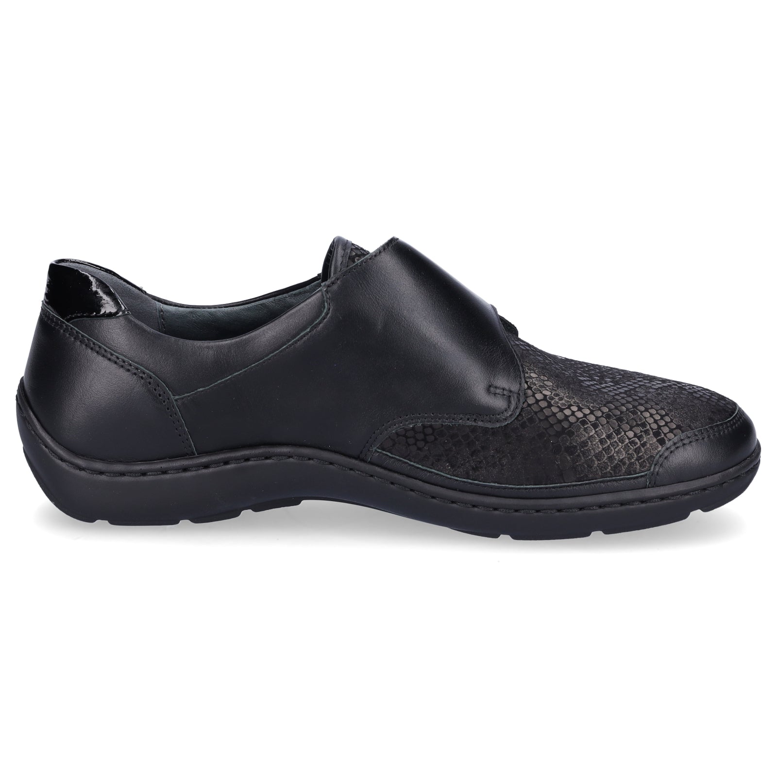 Waldläufer women's velcro shoe Henni Orthotritt black