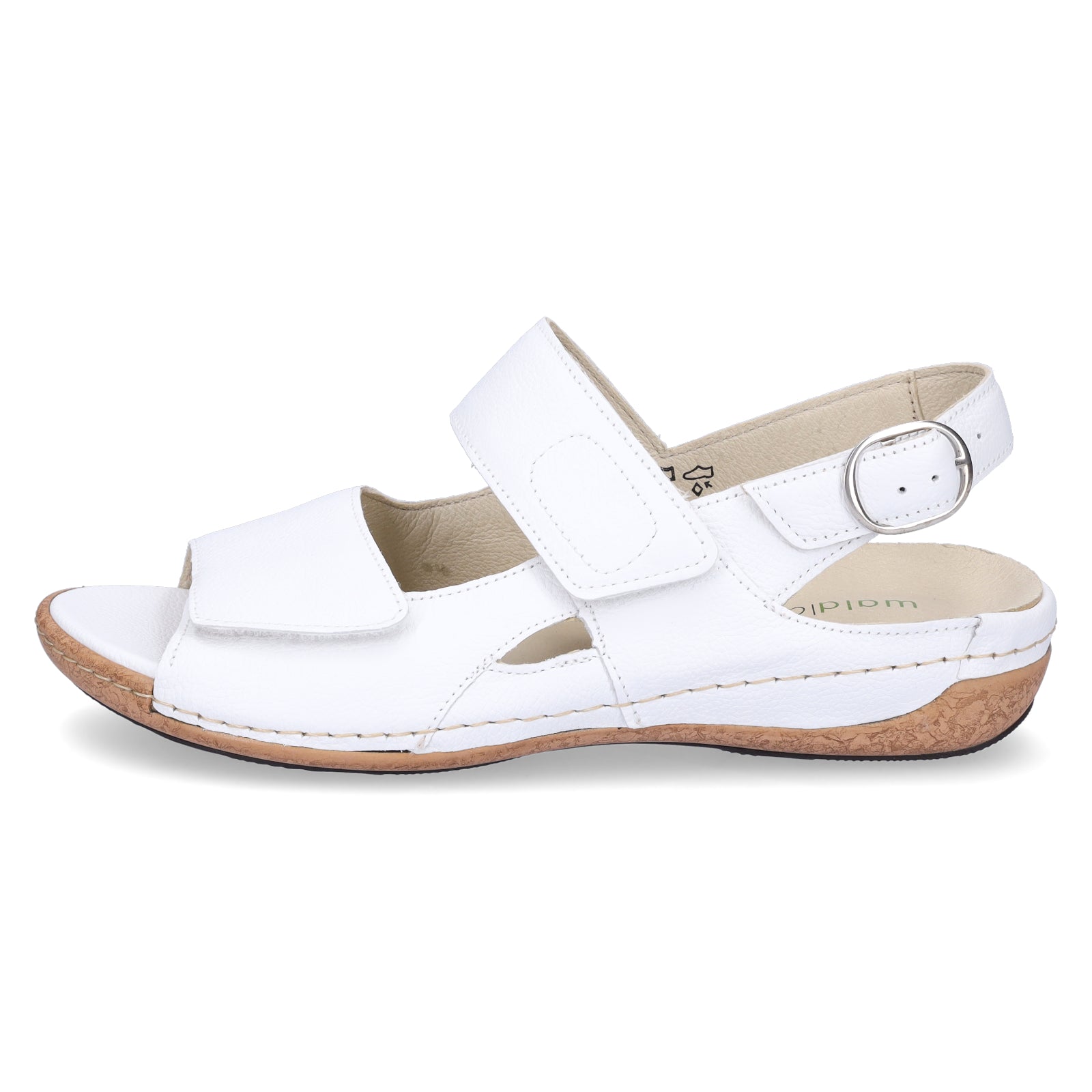 Waldläufer women's leather sandals white