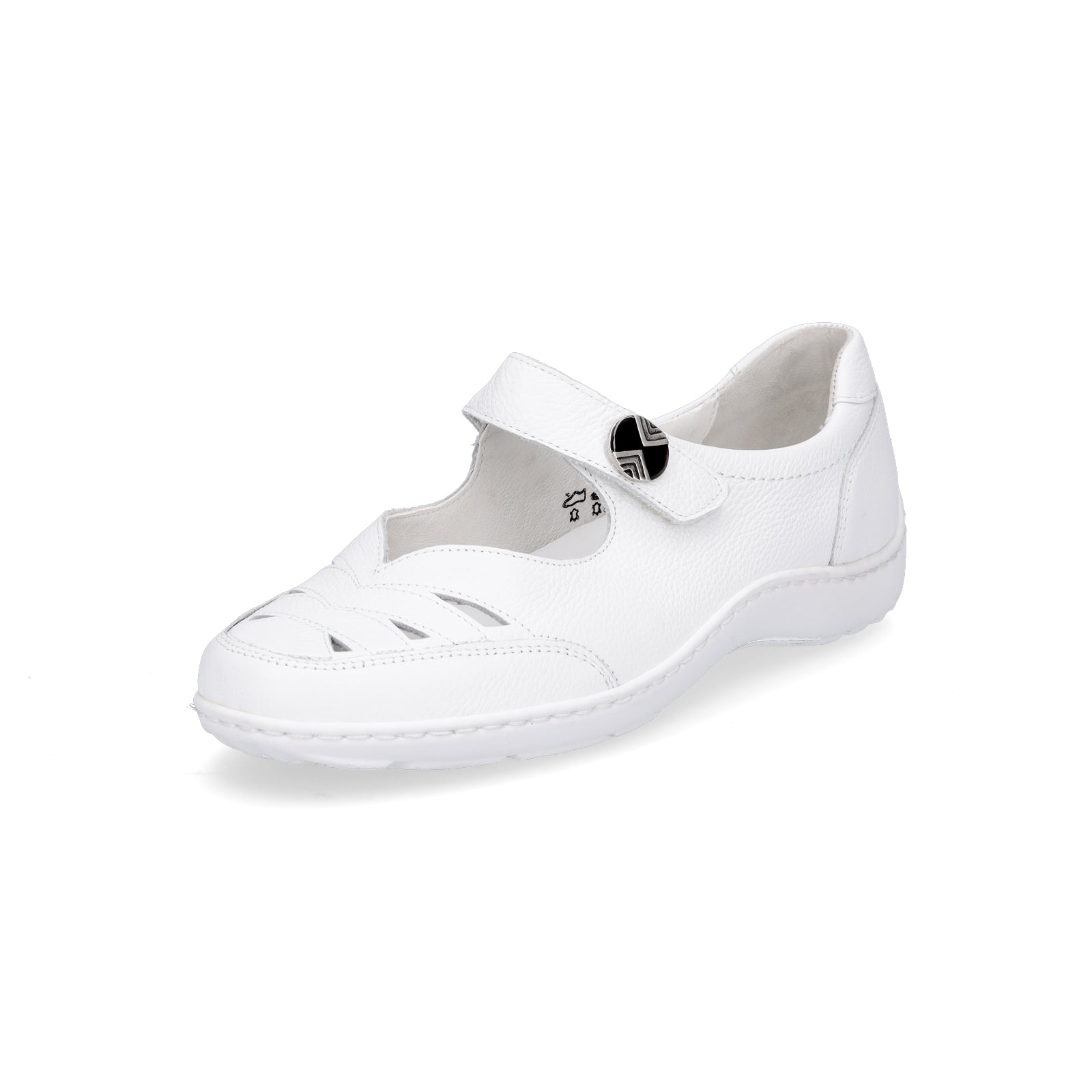 Waldläufer women's velcro shoe white