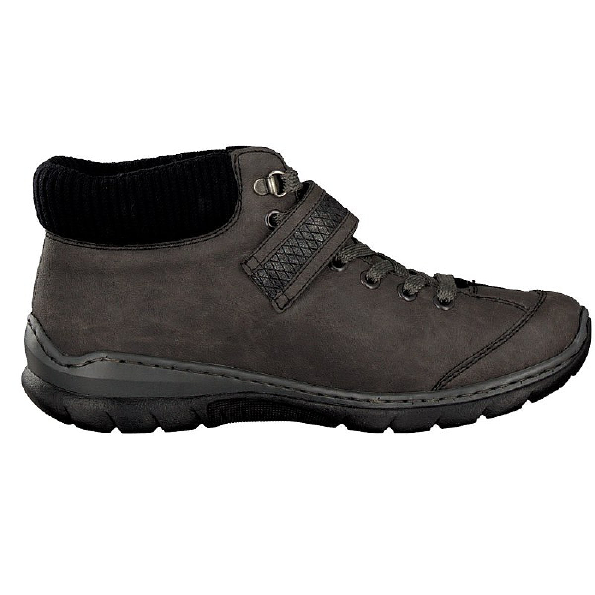 Rieker Damen Schnürschuh grau