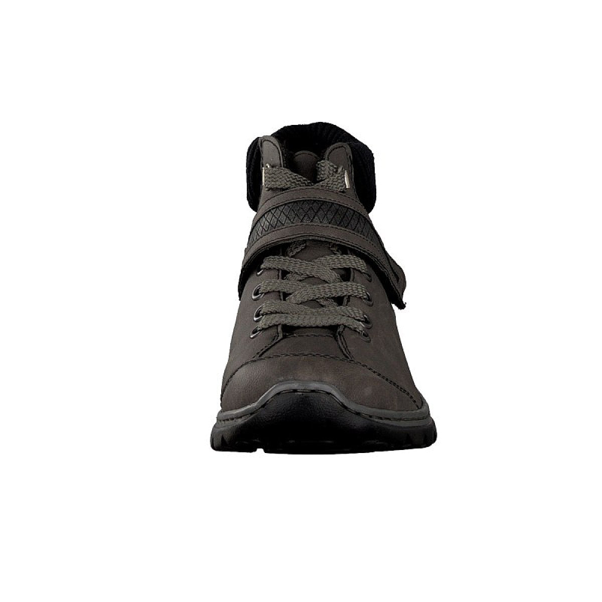 Rieker Damen Schnürschuh grau