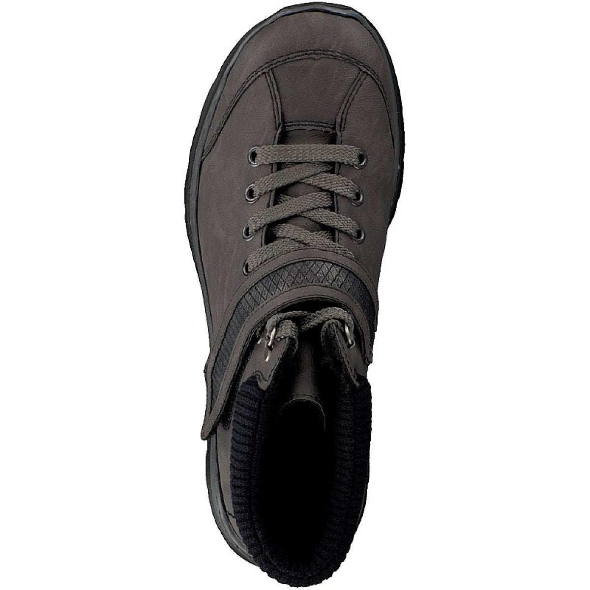 Rieker Damen Schnürschuh grau