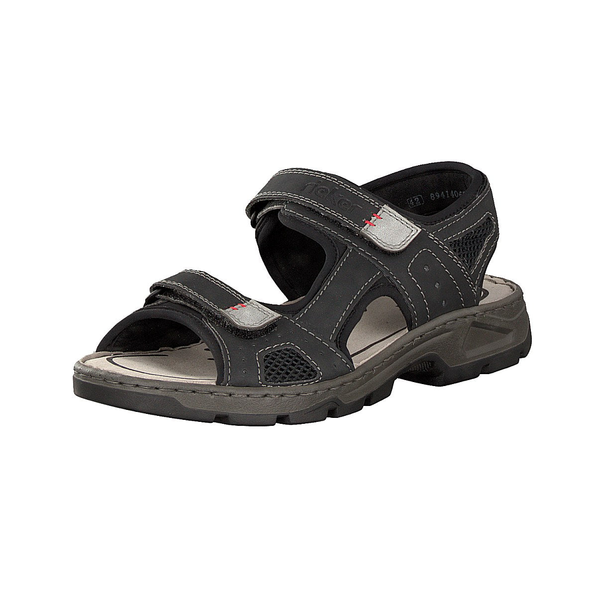 Rieker Herren Sandale schwarz