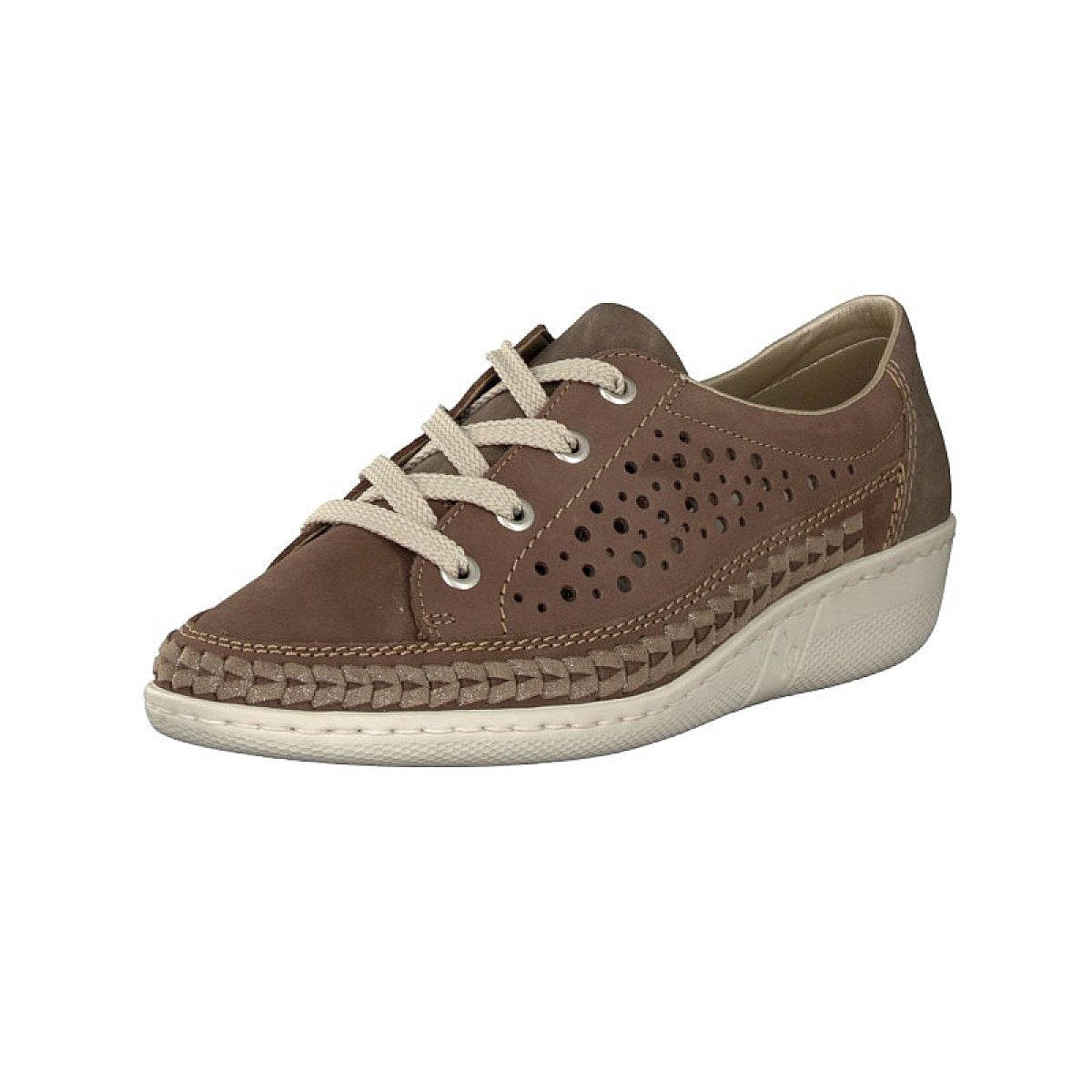 Rieker Damen Schnürschuh braun