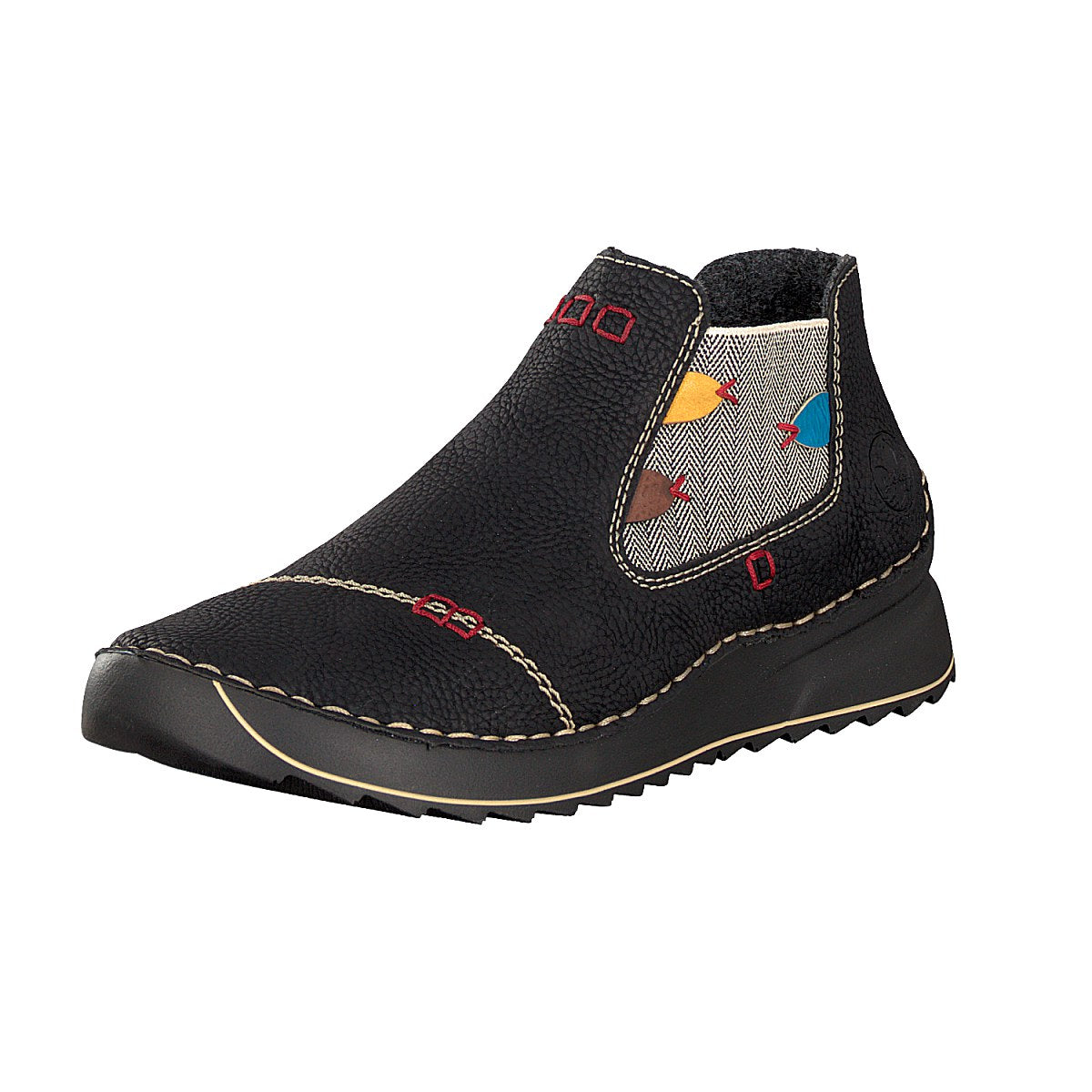 Rieker Damen Boot schwarz