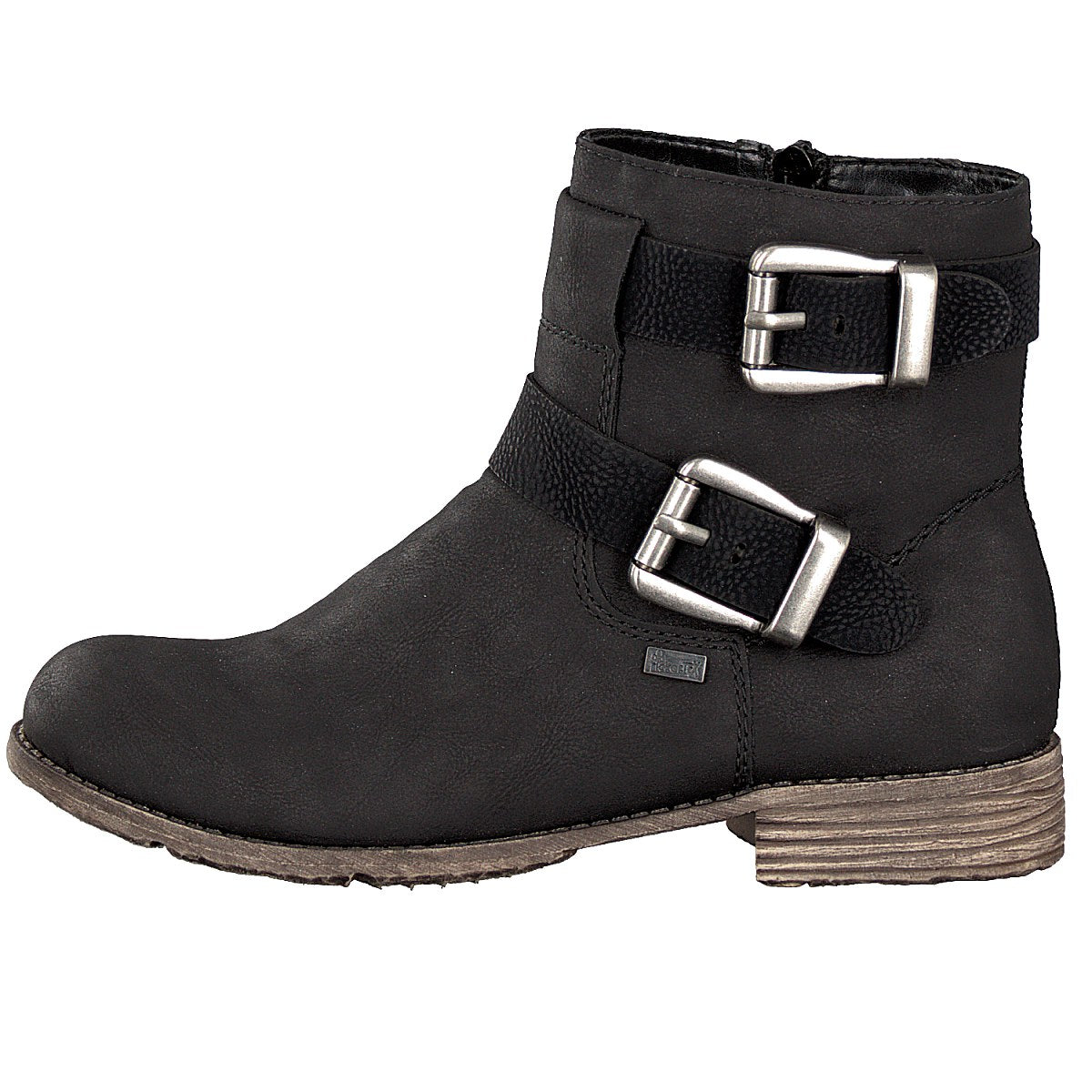 Rieker Damen Boot schwarz
