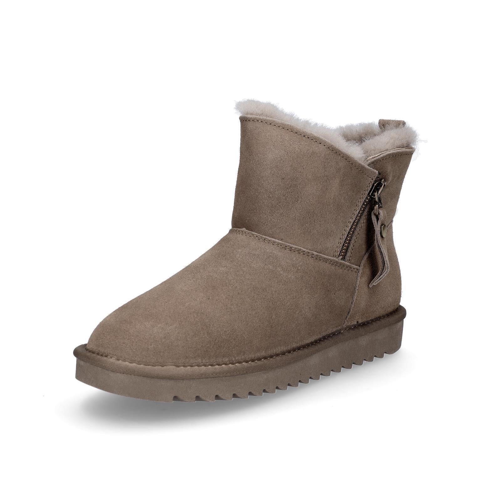 Ara Damen Leder Boot taupe