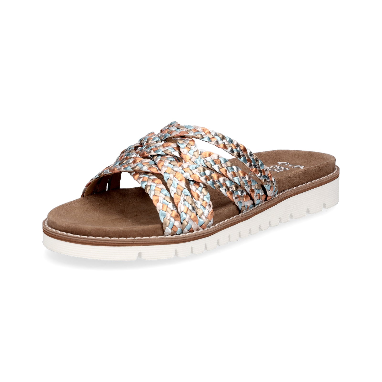 Ara Damen Pantolette metallic multi