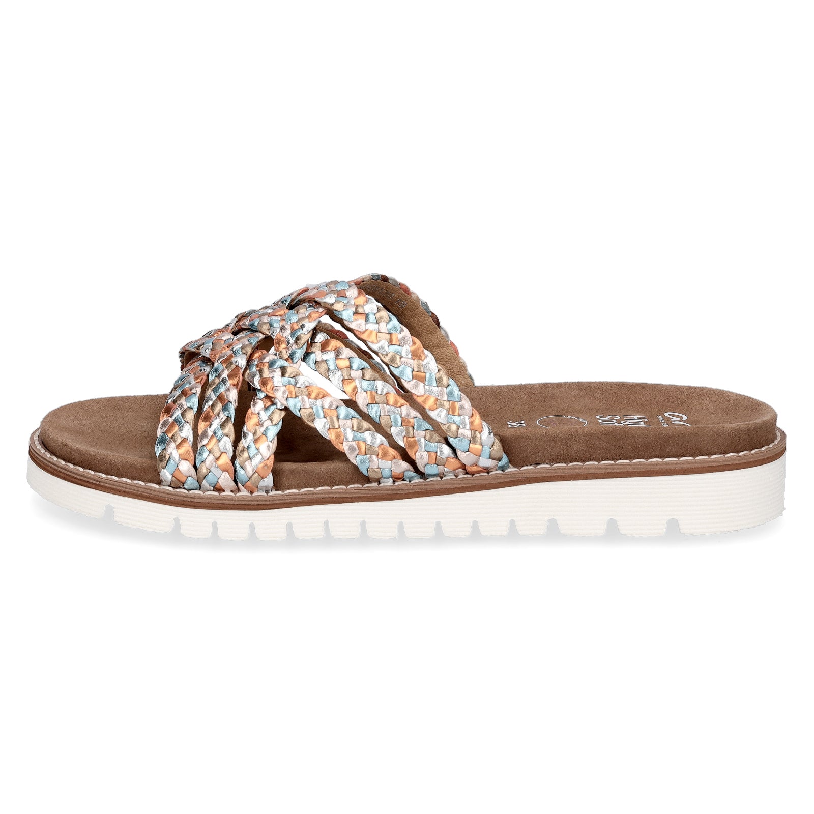 Ara Damen Pantolette metallic multi