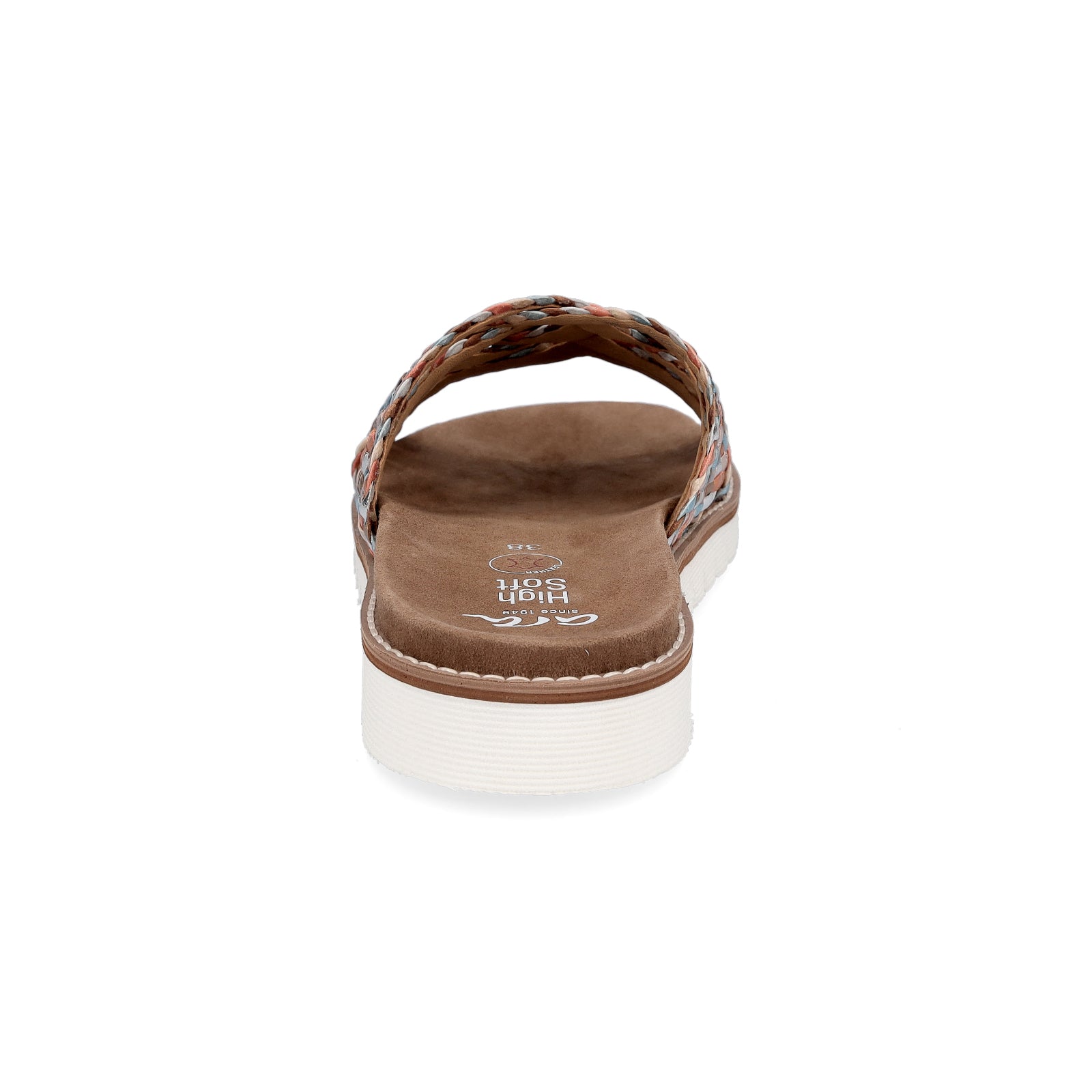 Ara women's mules metallic multi