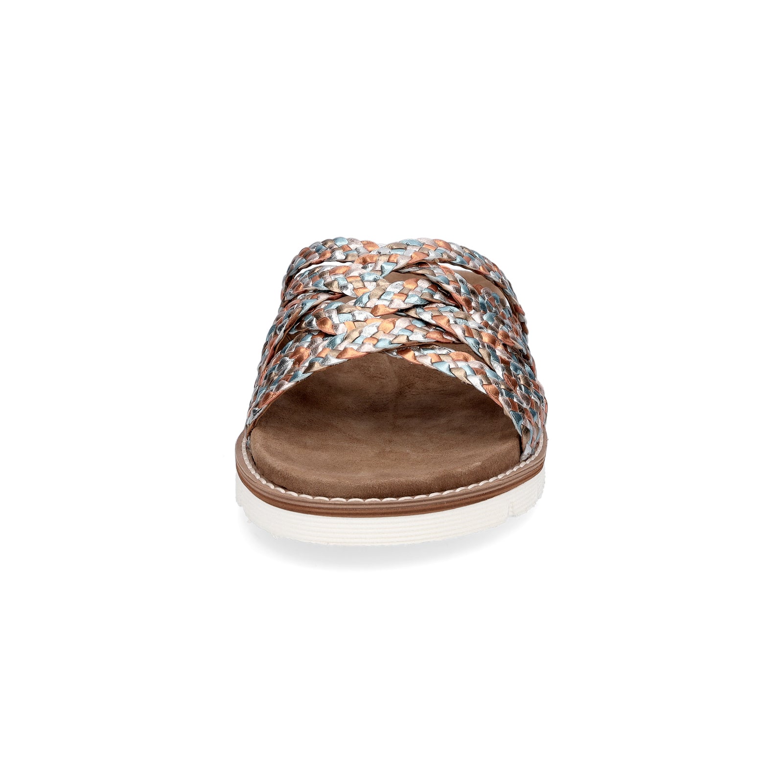 Ara women's mules metallic multi