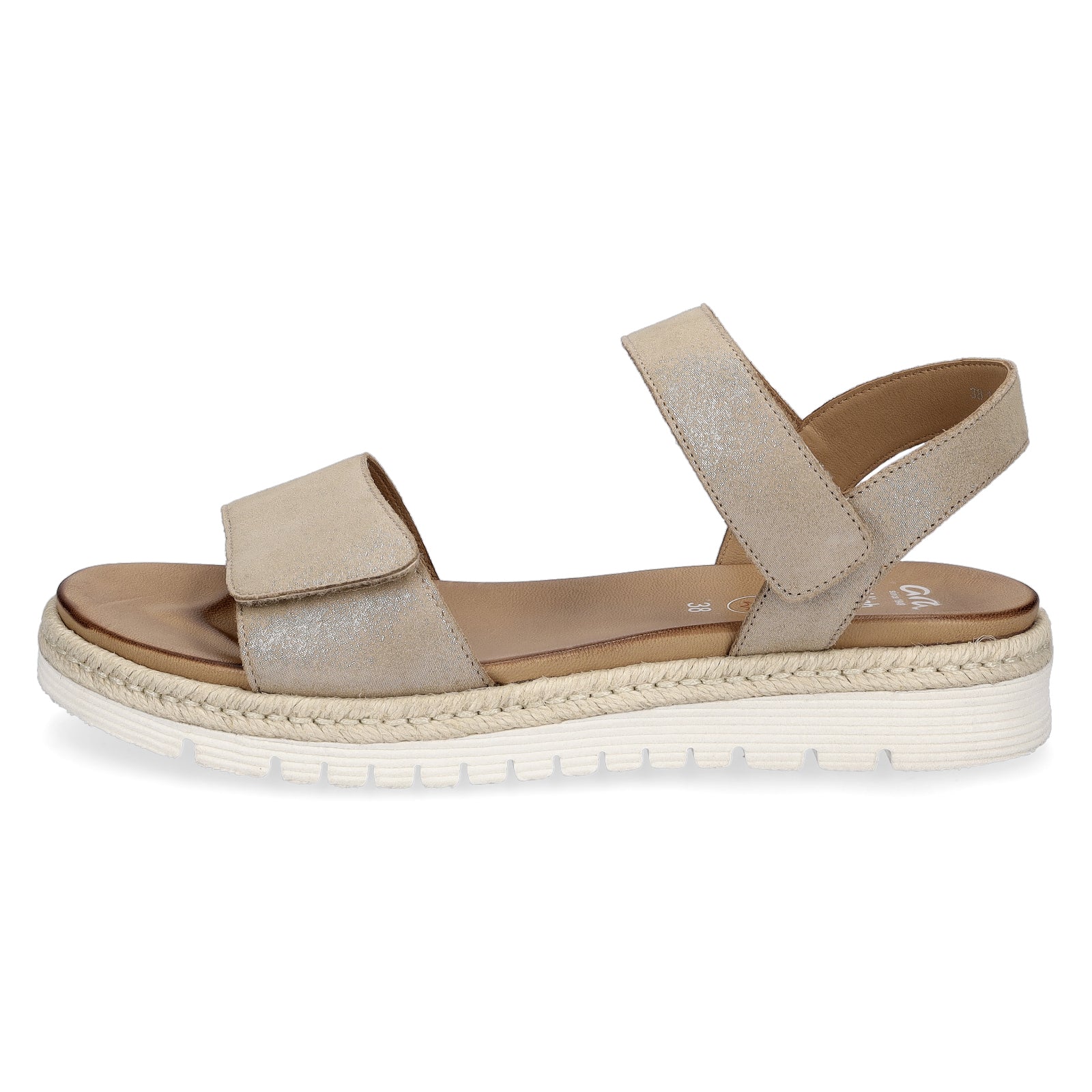 Ara Damen Sandale sand glitzer