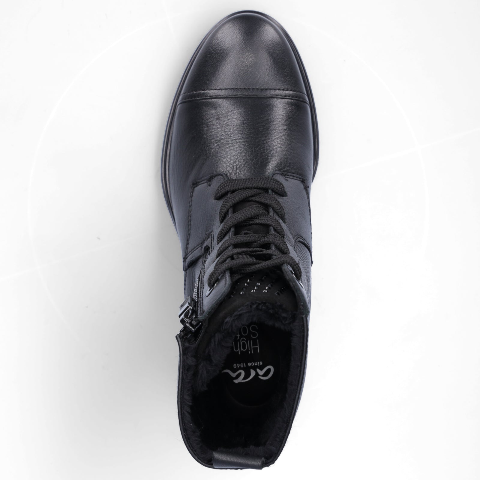 Ara Damen Schnür Stiefelette schwarz