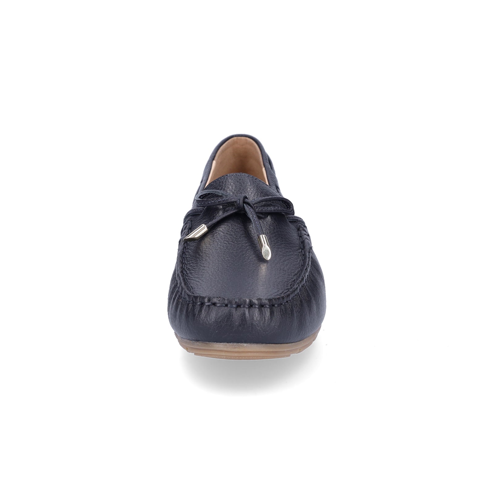 Ara Damen Leder Mokassin blau