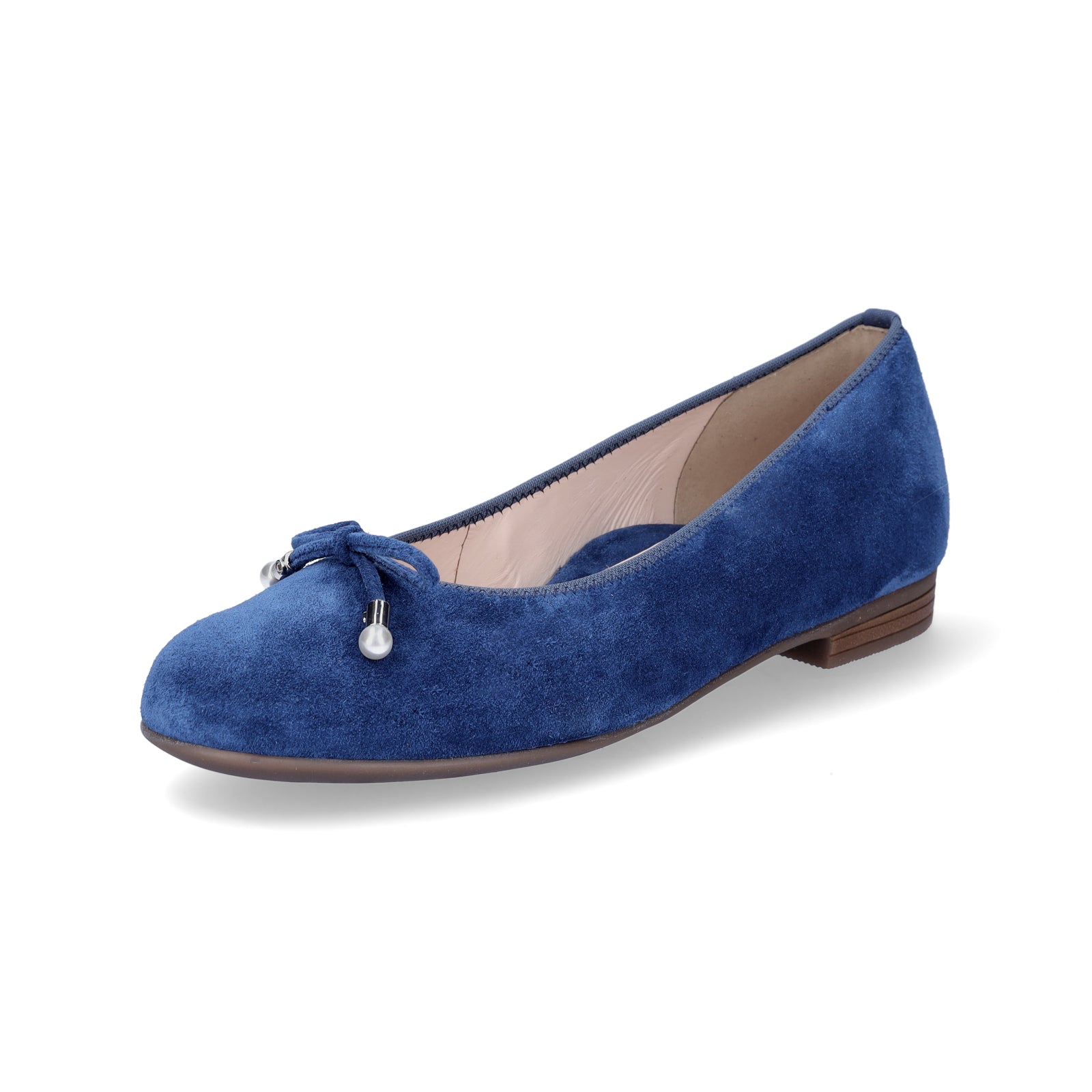 Ara Damen Leder Ballerina cobalt blau