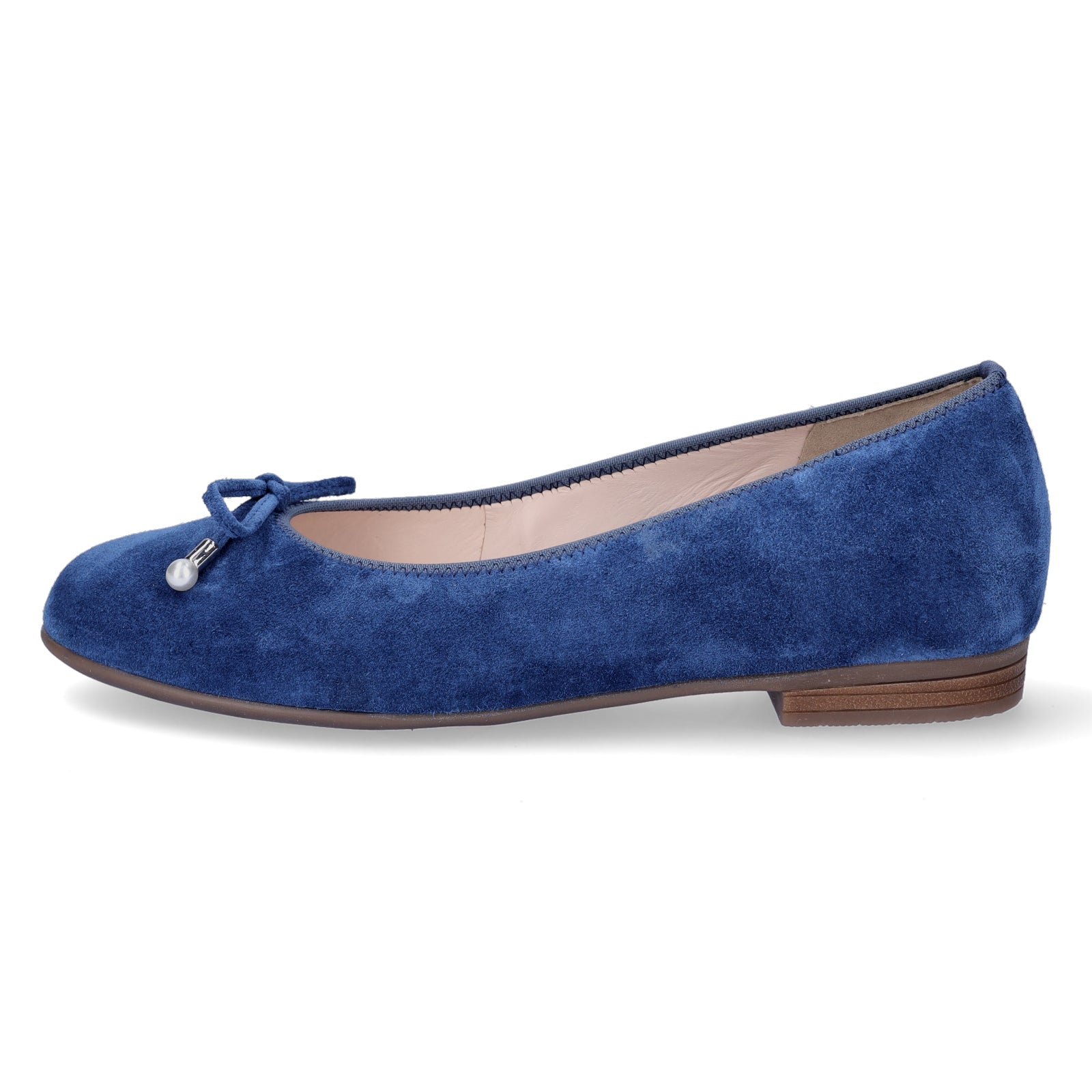 Ara Damen Leder Ballerina cobalt blau