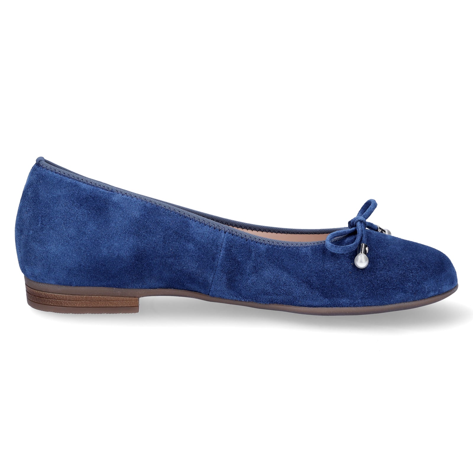 Ara Damen Leder Ballerina cobalt blau