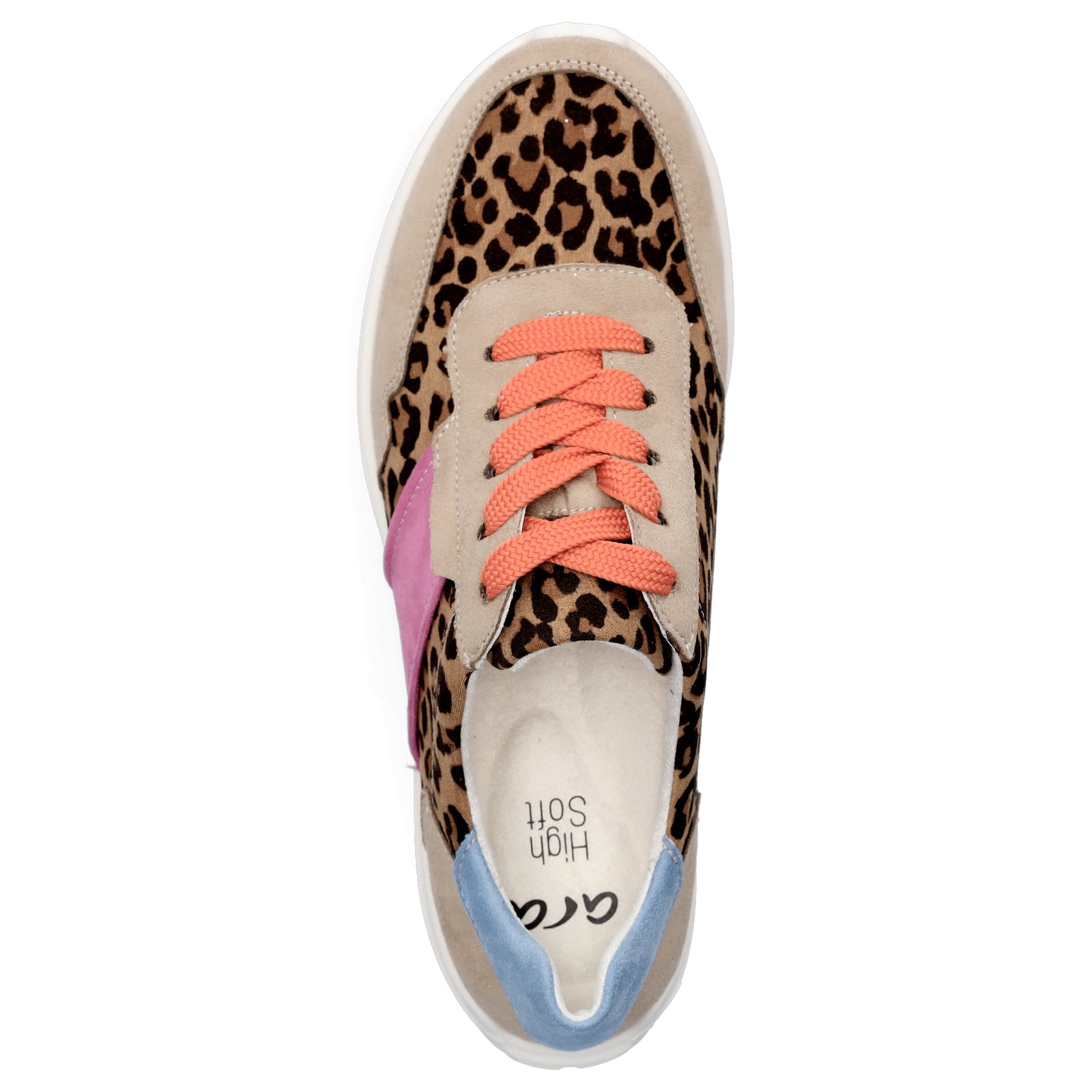 Ara Damen Sneaker New York sand multi Leo