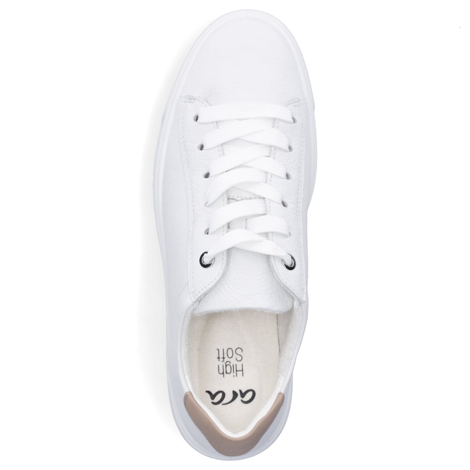 Ara Damen Sneaker weiß sand