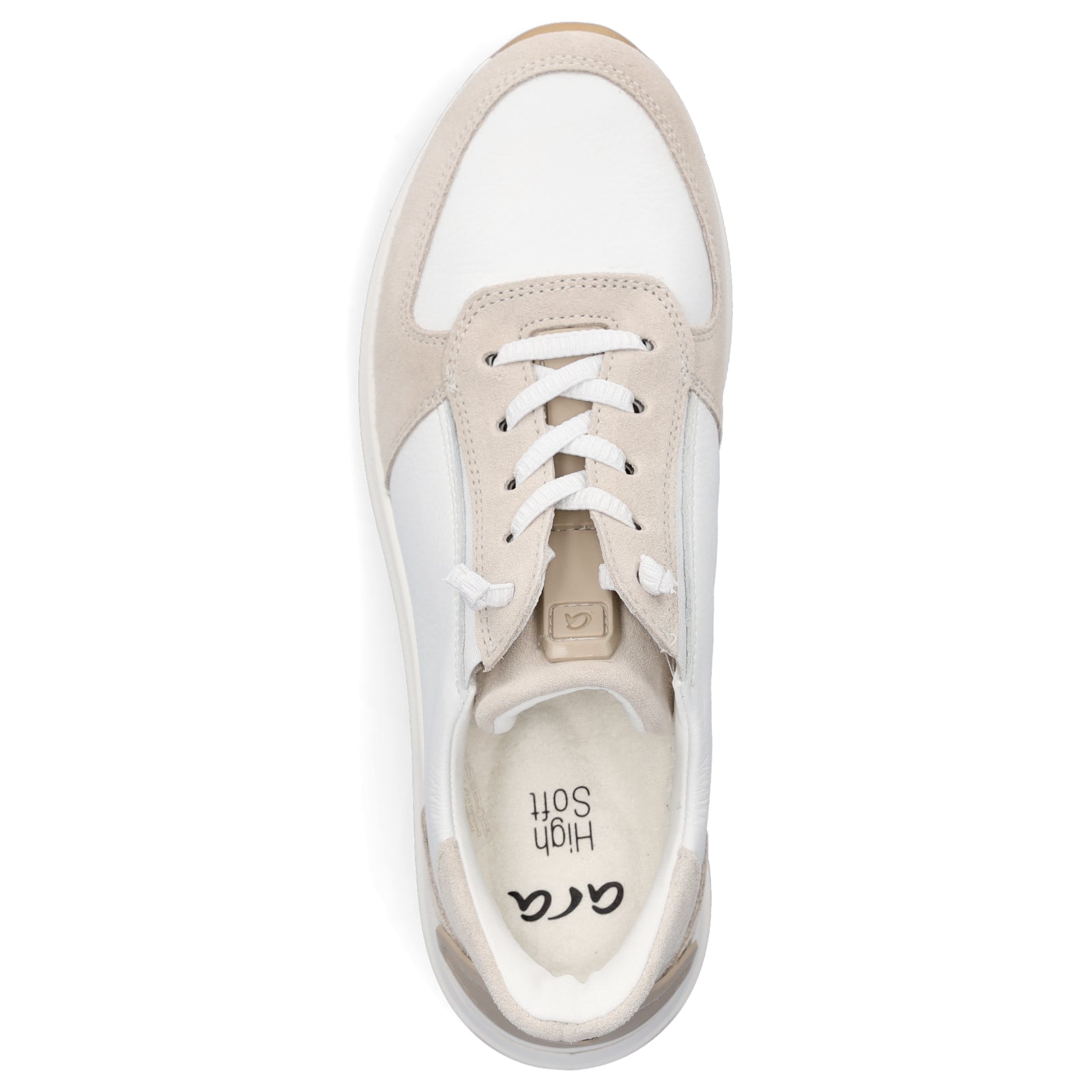 Ara Damen Sneaker Osaka 2.0 weiß beige