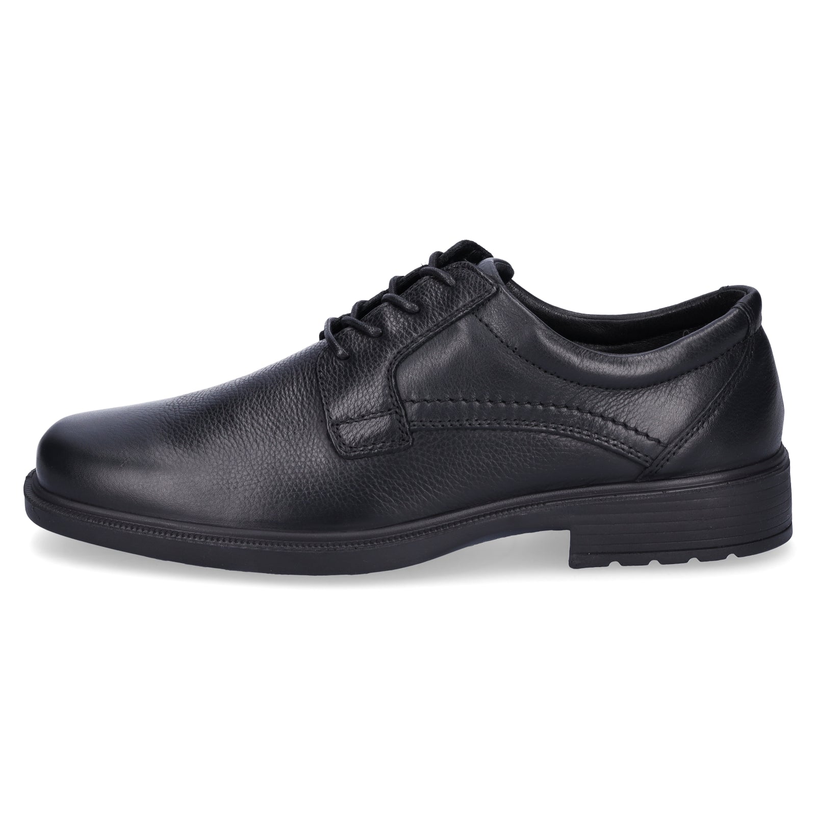 Ara Herren Leder Schnürschuh schwarz