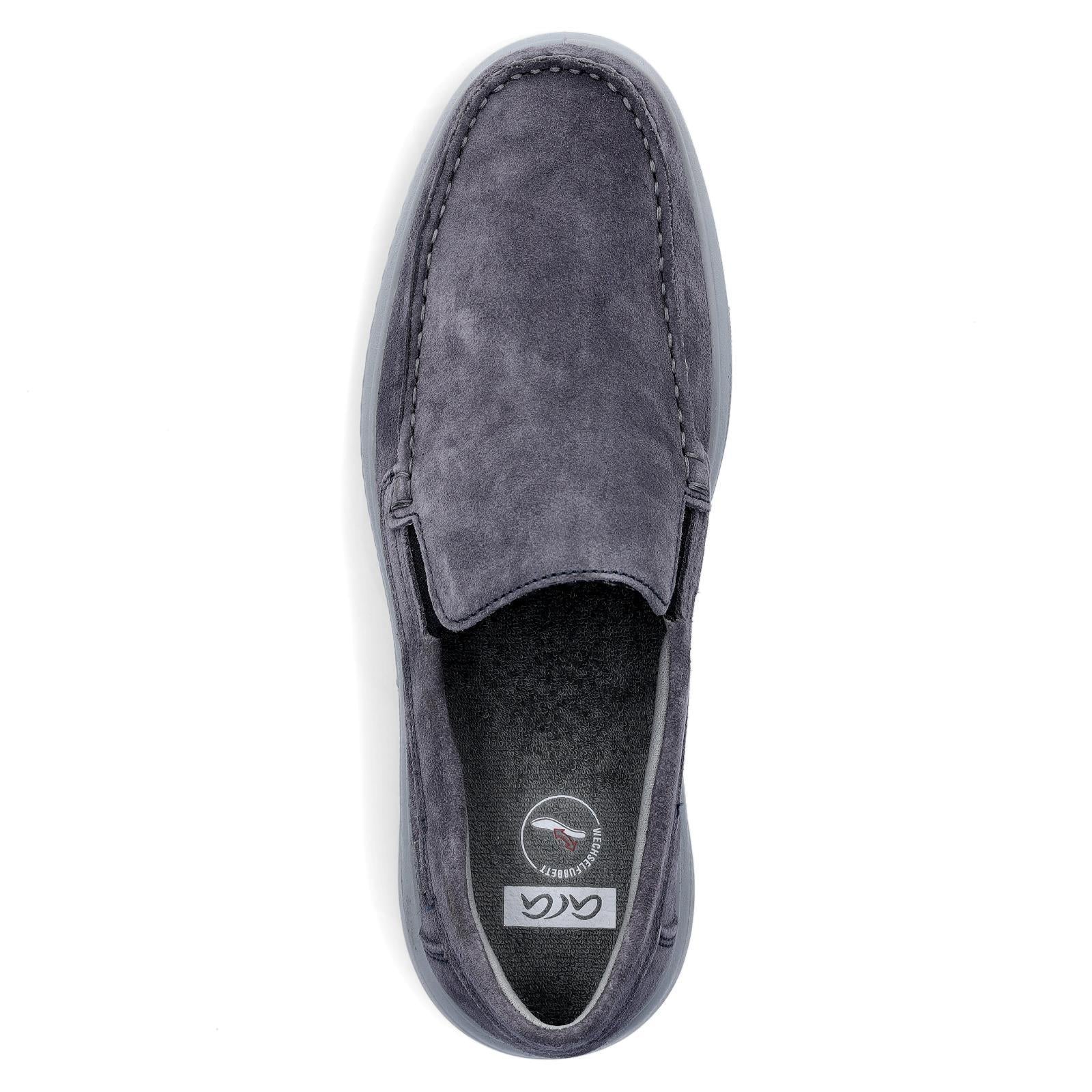 Ara men's leather slippers gray