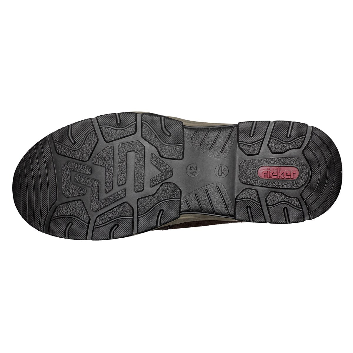 Rieker Herren Schnürschuh braun