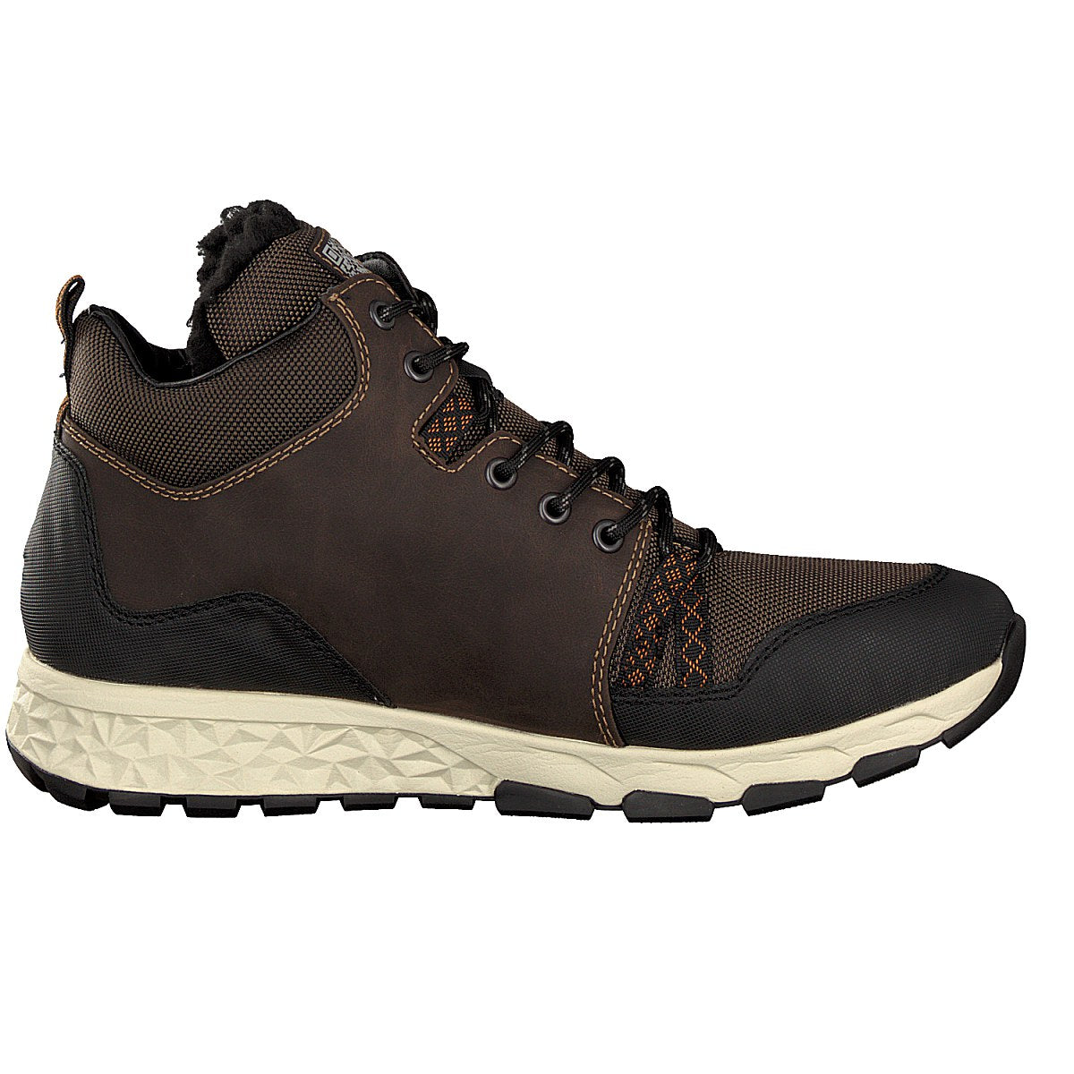 Rieker men's lace-up boot brown