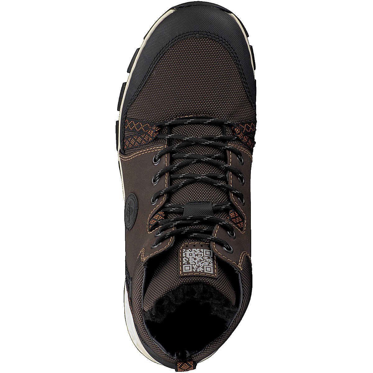 Rieker men's lace-up boot brown