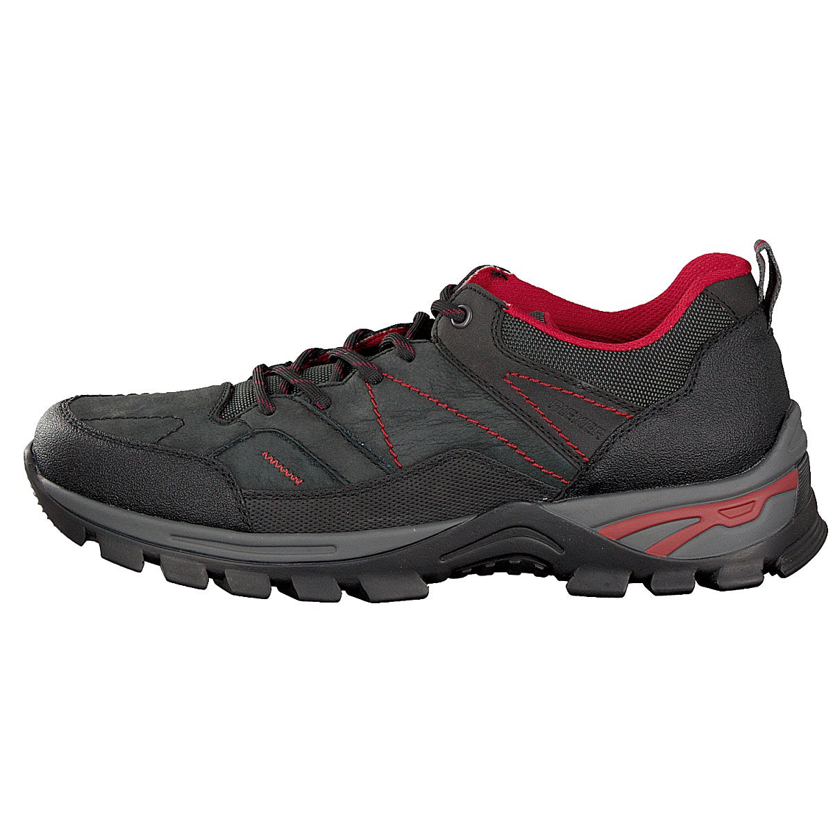 Rieker Herren Schnürschuh schwarz