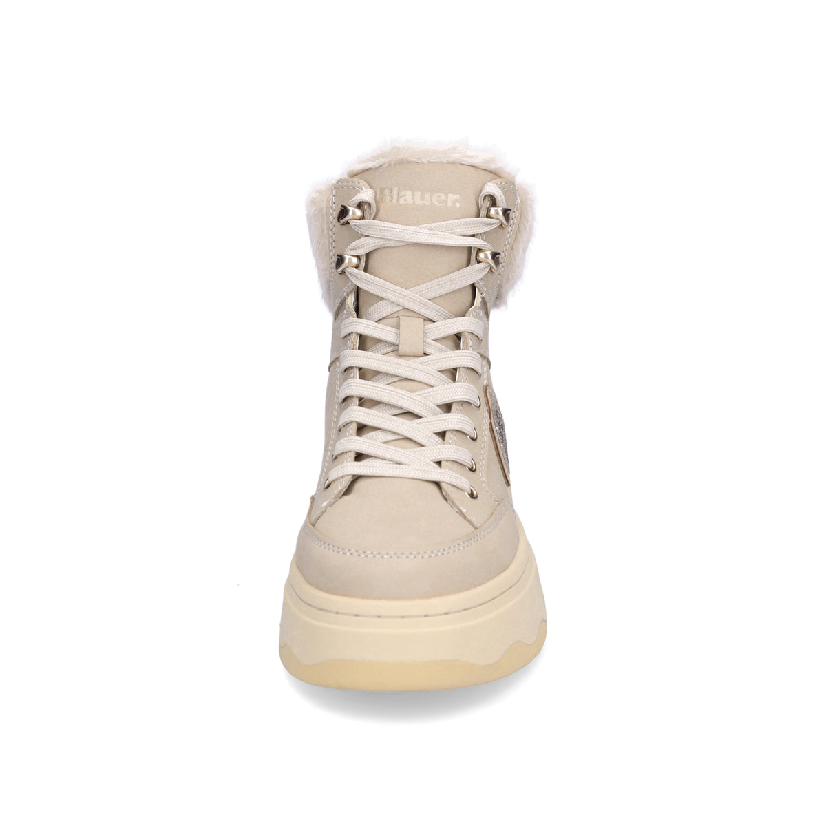 Blauer Damen Schnürboot Maribel taupe