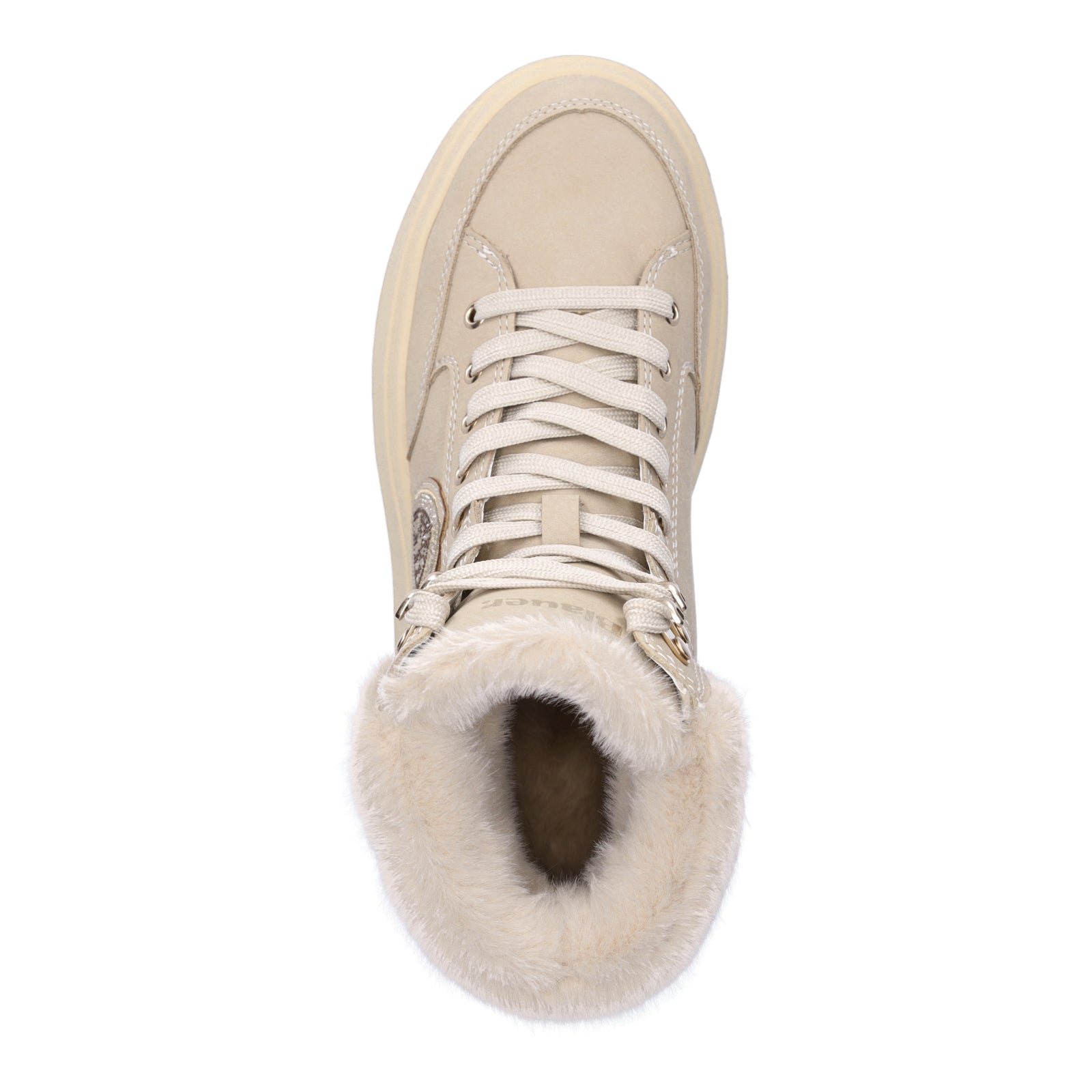 Blauer Damen Schnürboot Maribel taupe
